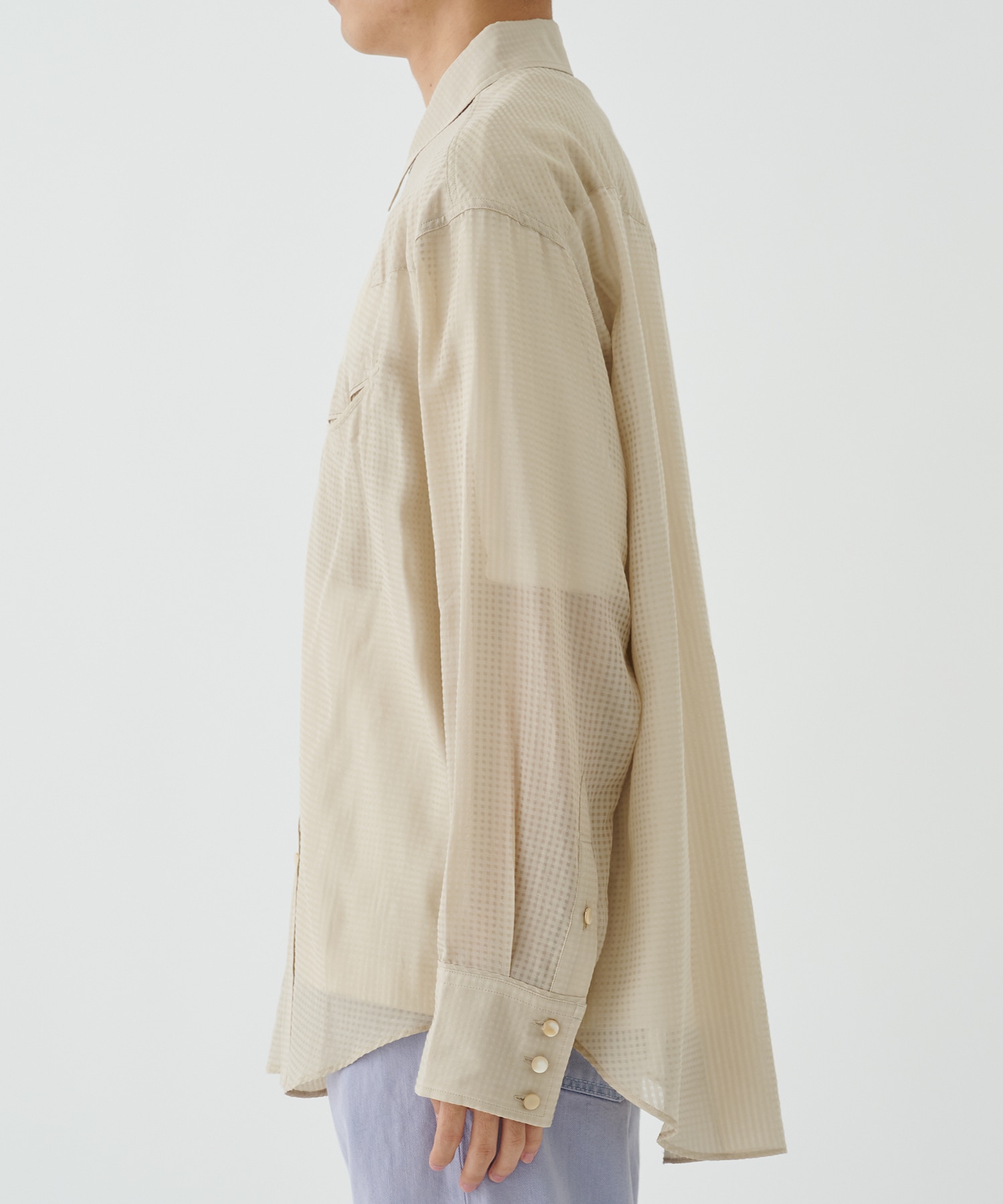 SHEER WESTERN SHIRTS SEVEN BY SEVEN