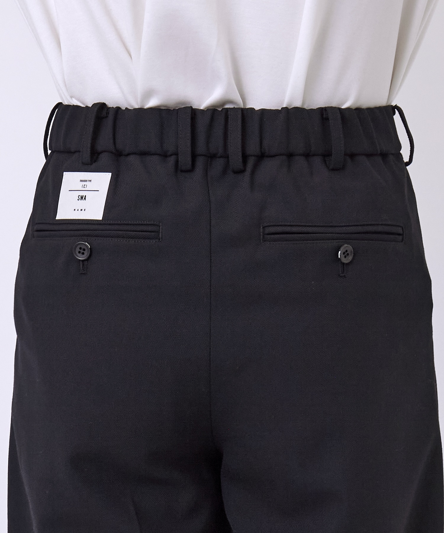 VINTAGE WOOL ONE TUCK WIDE 35SLACKS Name.