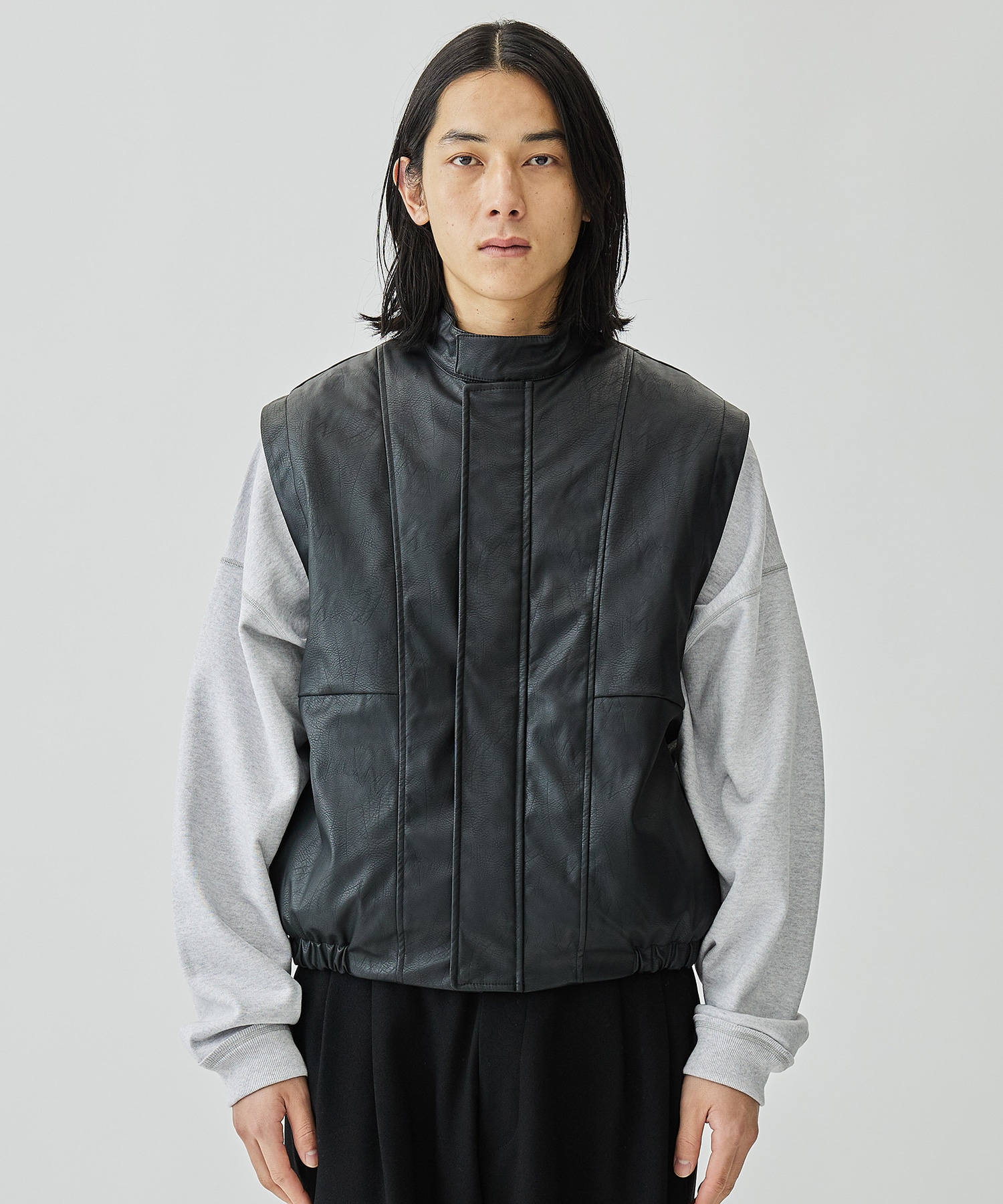 〈別注〉 Eco Leather VEST NOISEMARKER