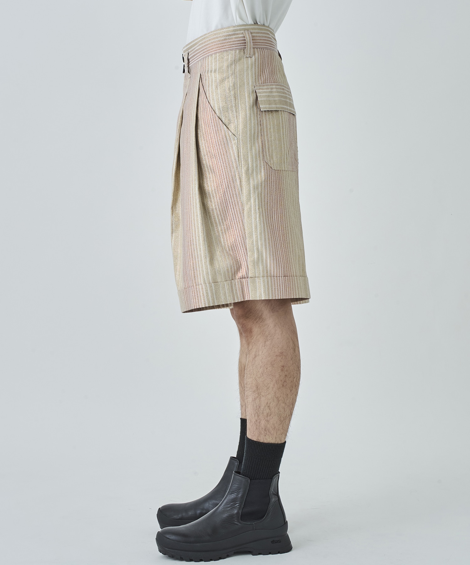 Glitter Stripe Cargo Shorts BED J.W. FORD