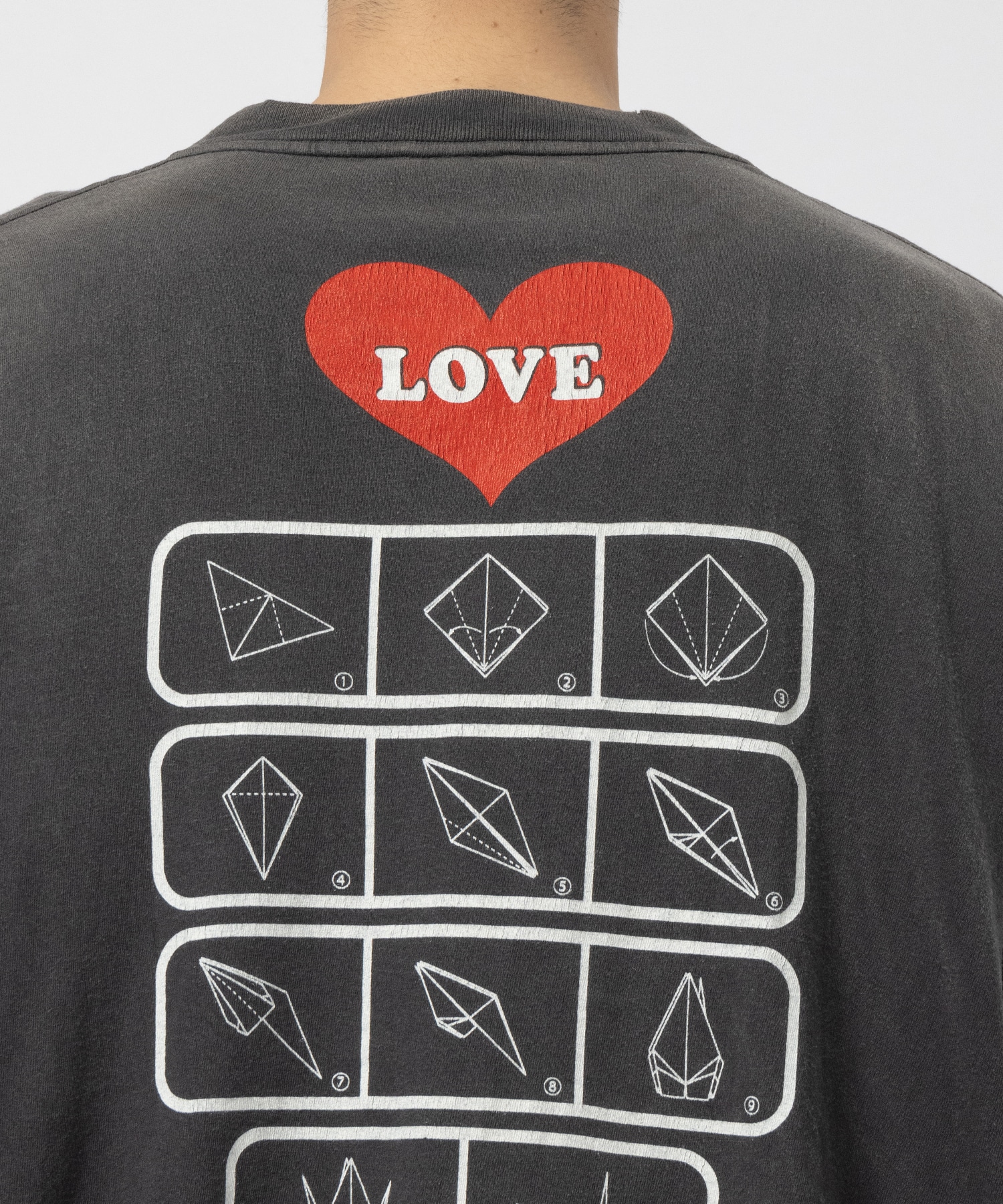 SM-YS1-0000-014/LS TEE/LOVE/BLACK SAINT M××××××