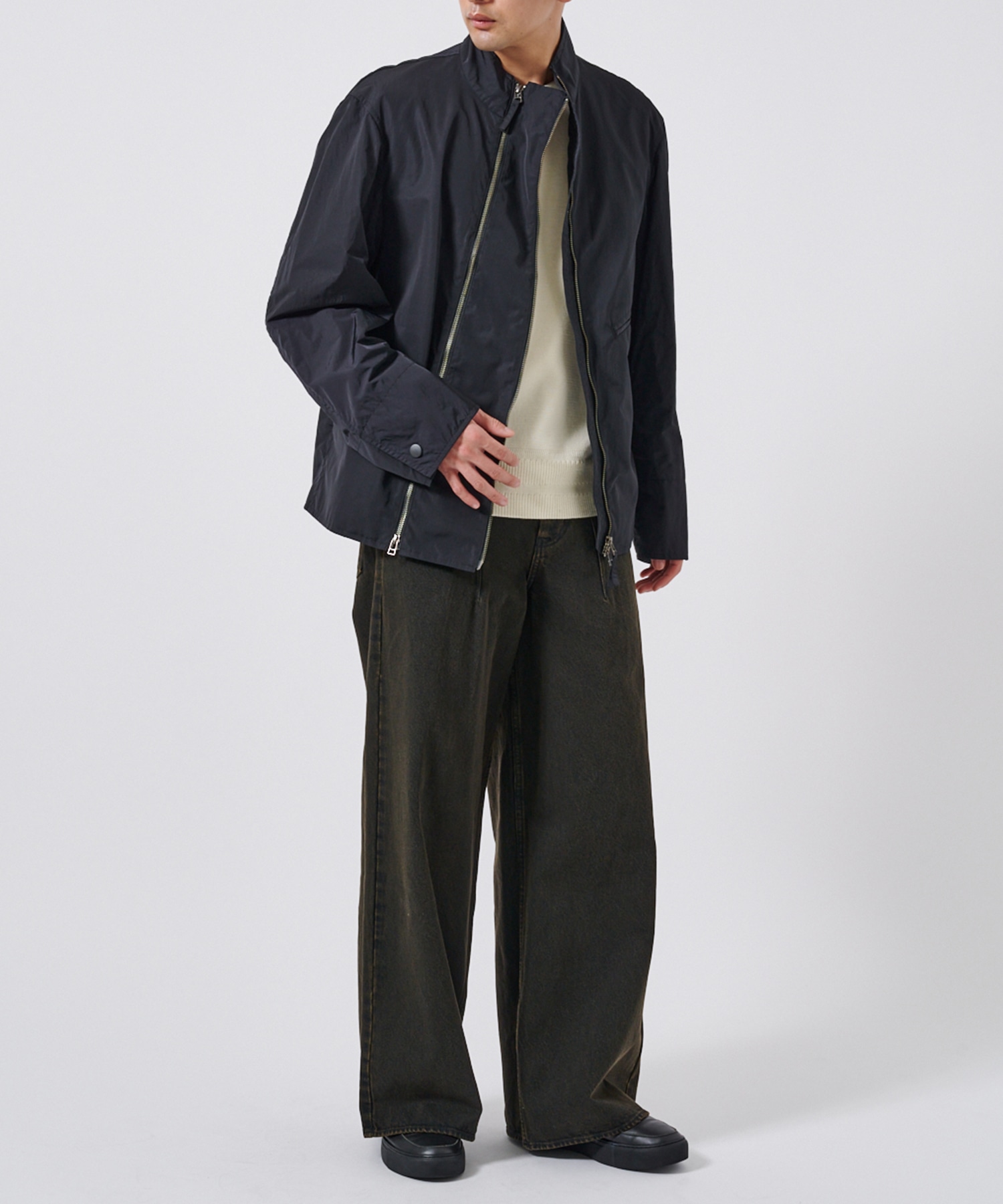 〈別注〉DOUBLE ZIP BLOUSON UJOH HOMME