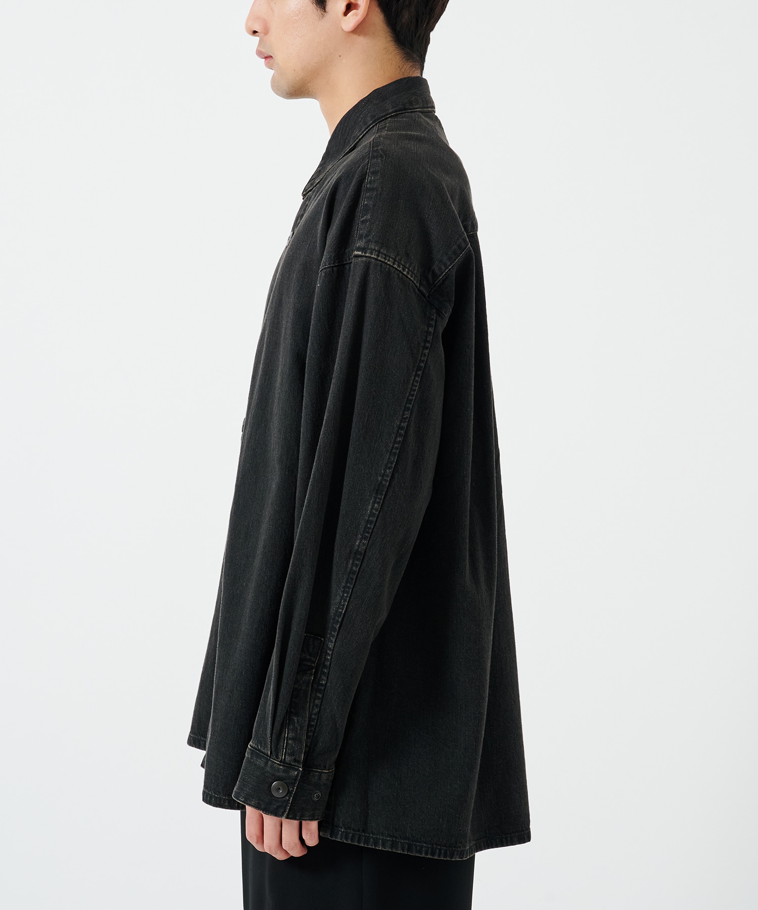 BLEACH OVERDYE DENIM SHIRTS STUDIOUS