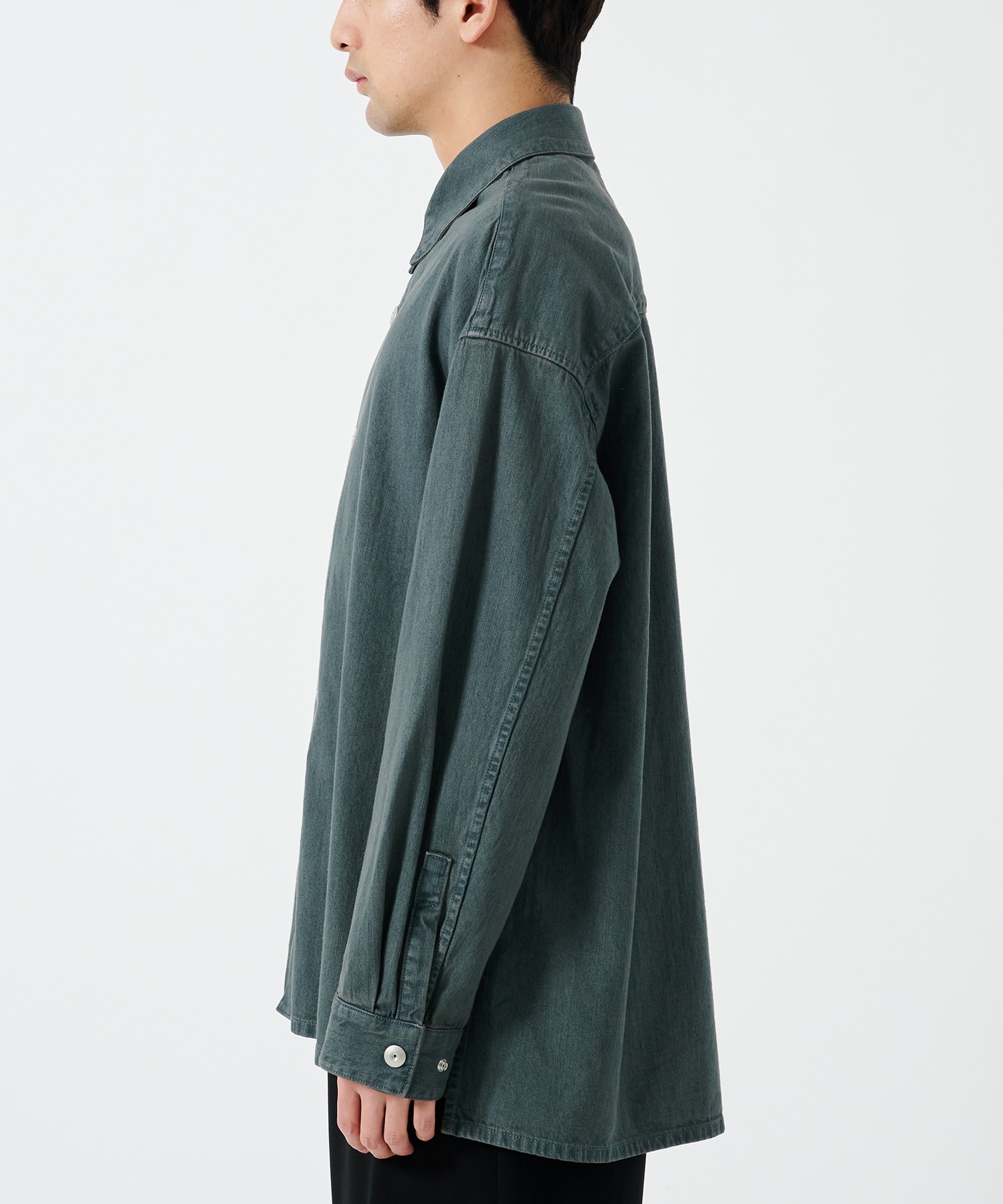 BLEACH OVERDYE DENIM SHIRTS STUDIOUS