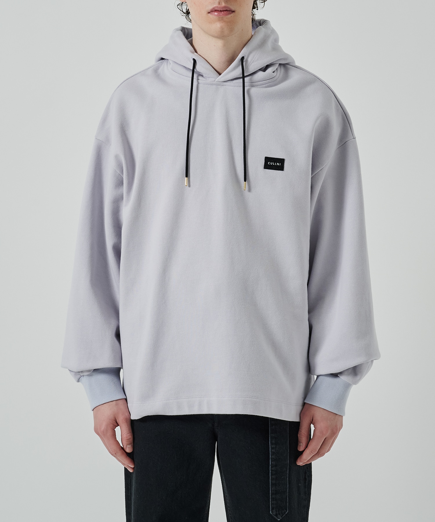 French Terry Embroidery Patch Hoodie CULLNI