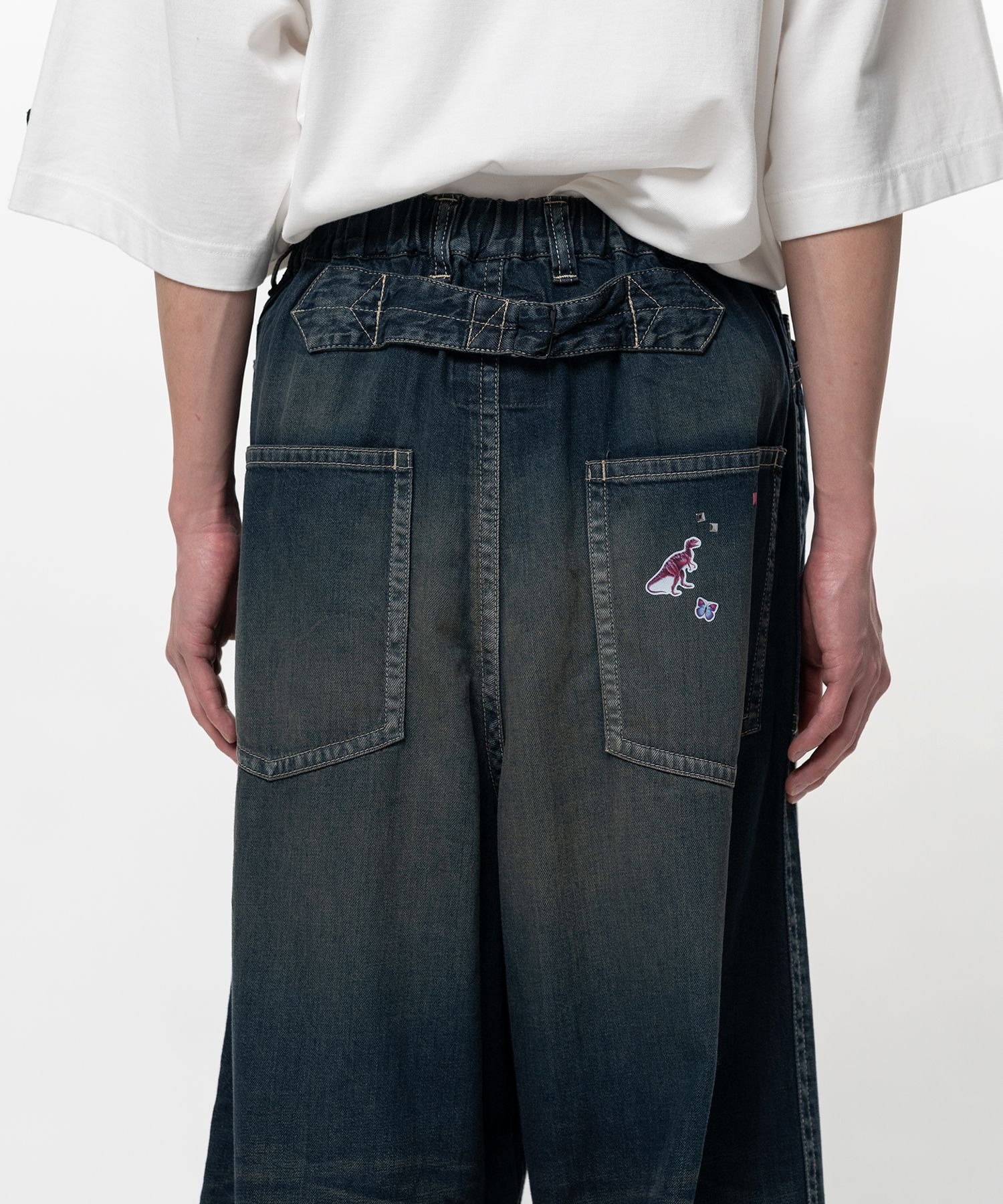 BAKER JEANS w STICKER Maison MIHARA YASUHIRO