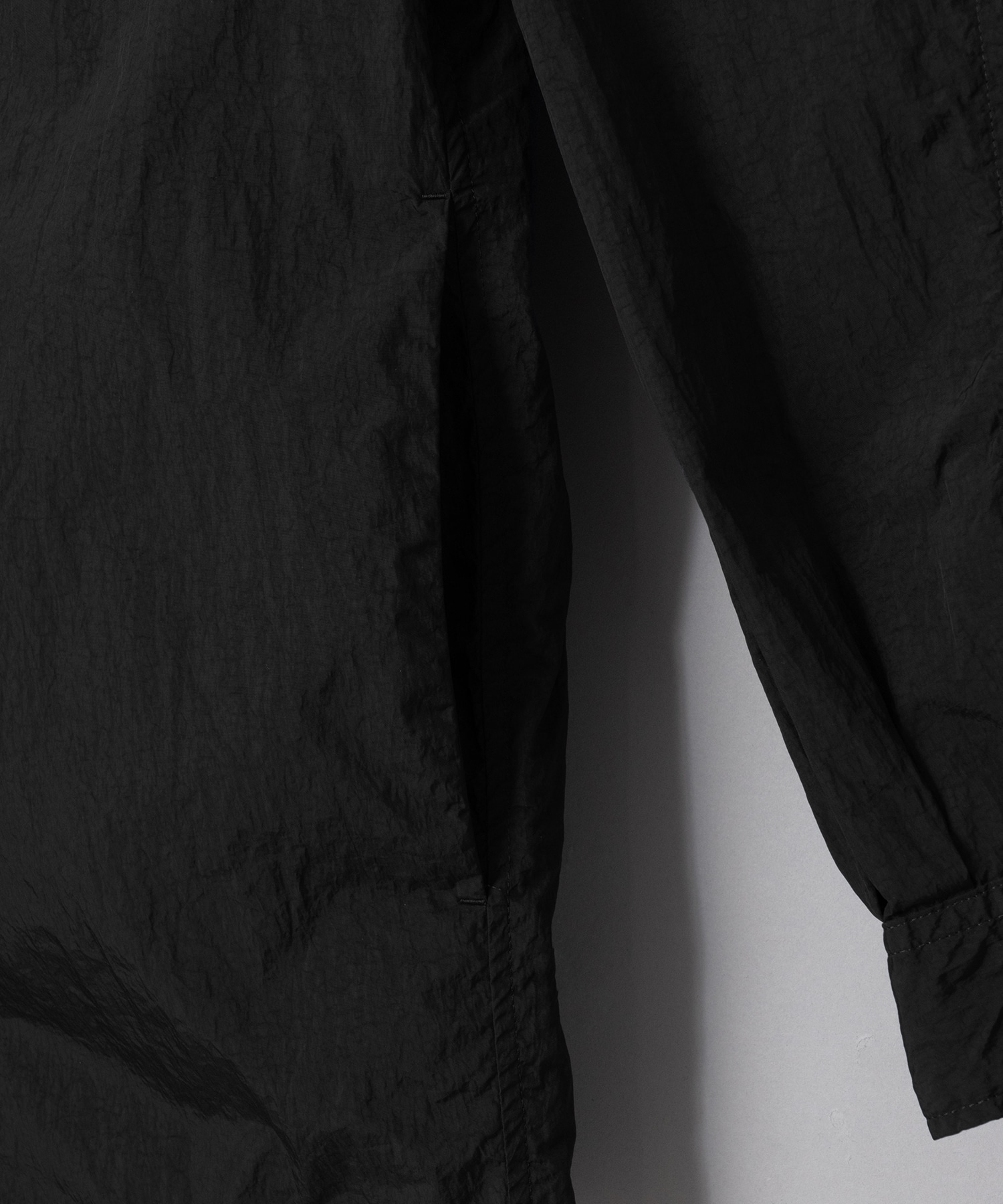 HAND DYED NYLON SHIRT JACKET ATON