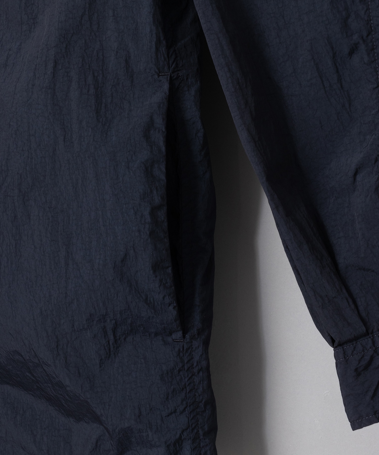 HAND DYED NYLON SHIRT JACKET ATON