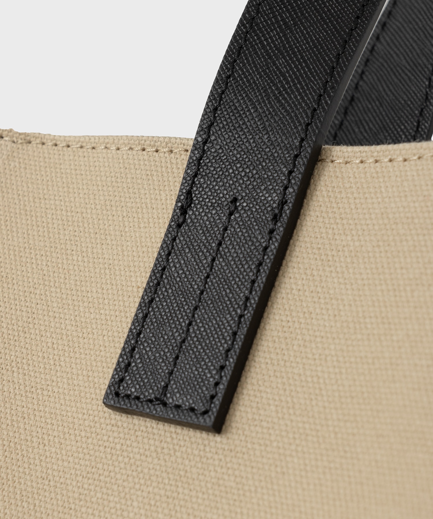 Leather Pocket Canvas Tote CULLNI