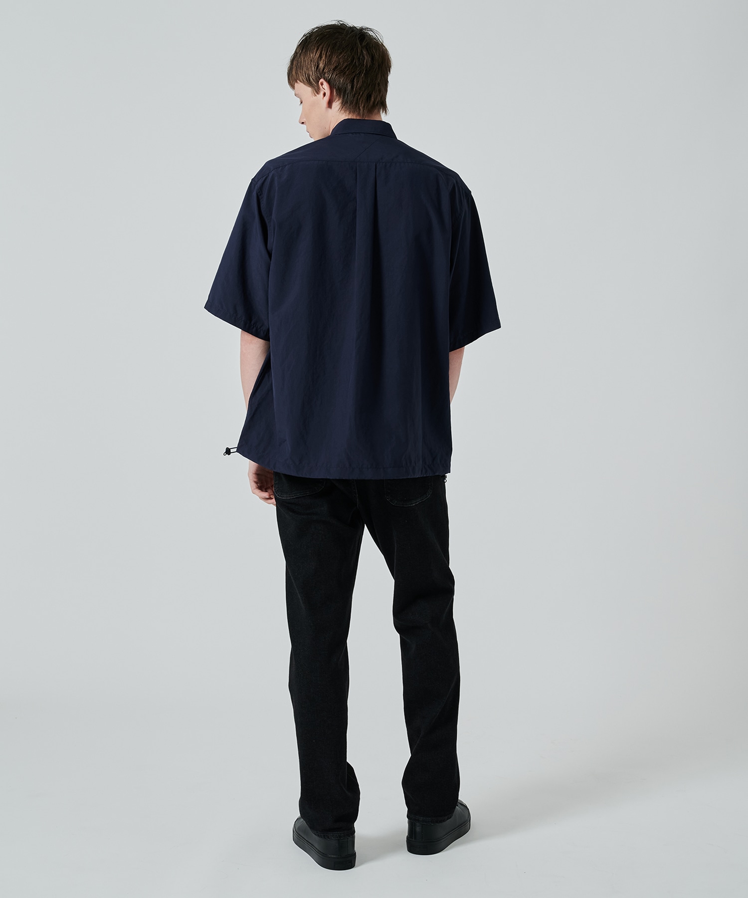 〈別注〉 DRAW CORD S/S POCKET SHIRTS White Mountaineering