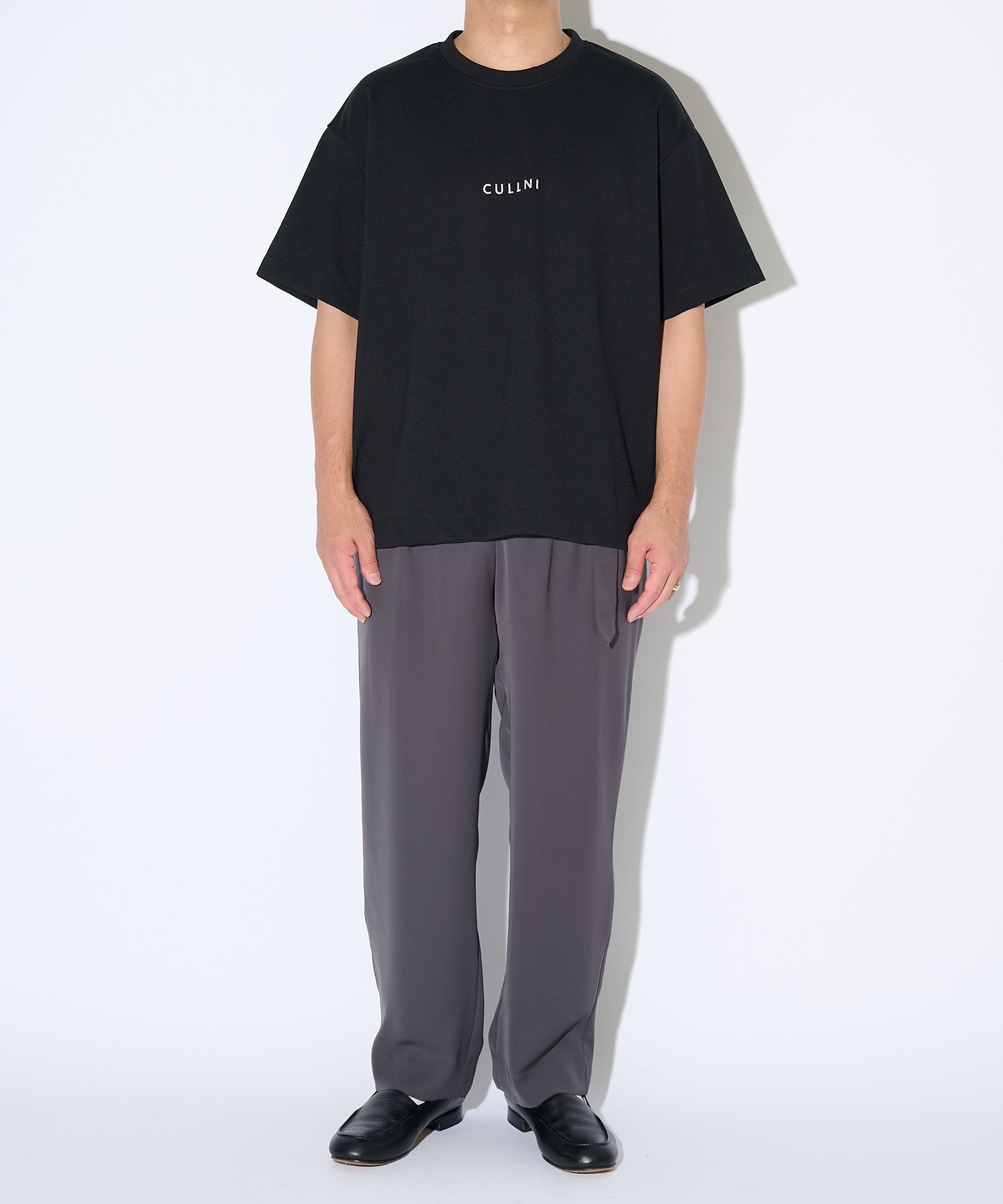 CULLNI Logo Embroidery Ponte Rome Pullover CULLNI