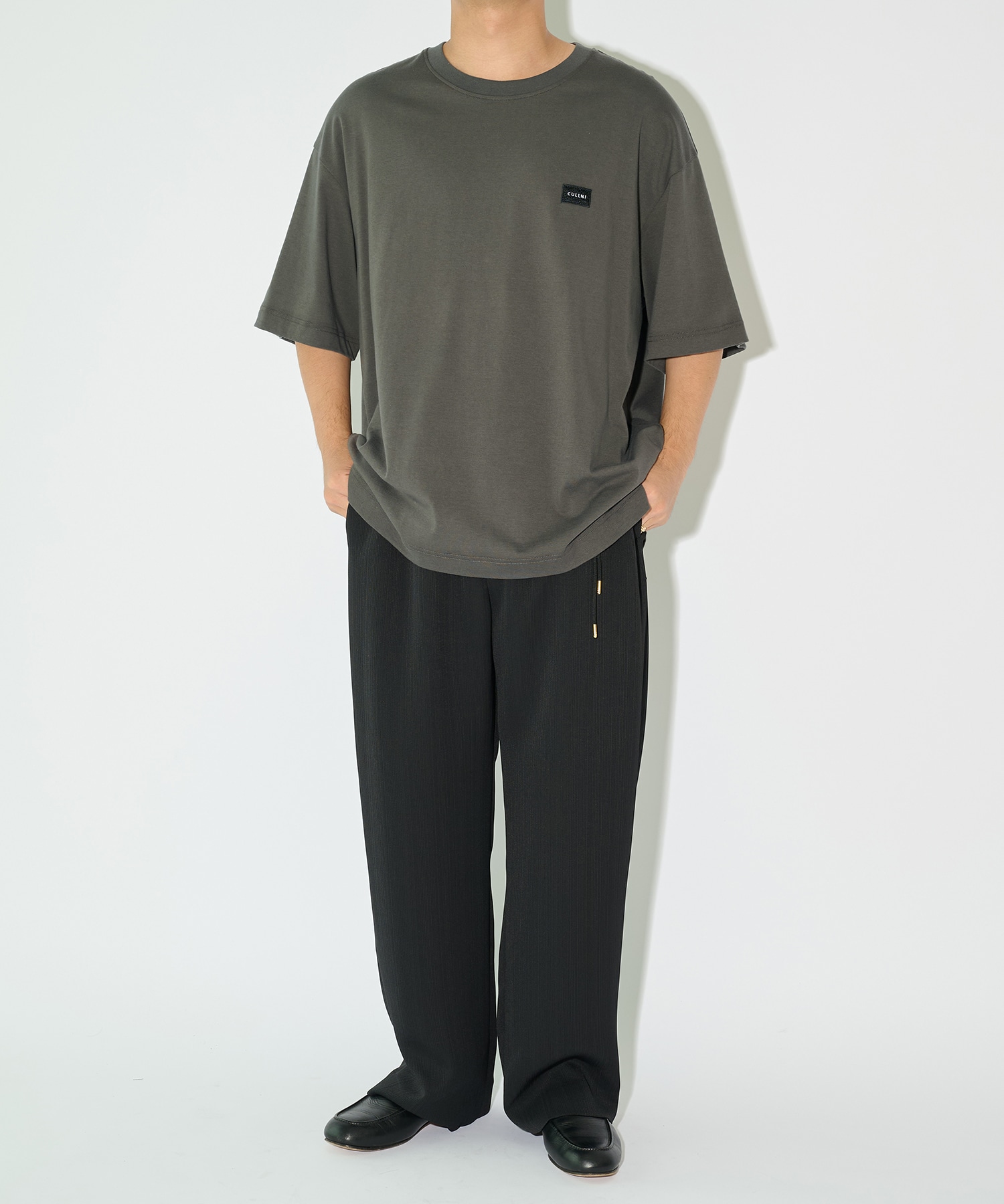 Cotton Jersey Embroidery Patch Pullover CULLNI