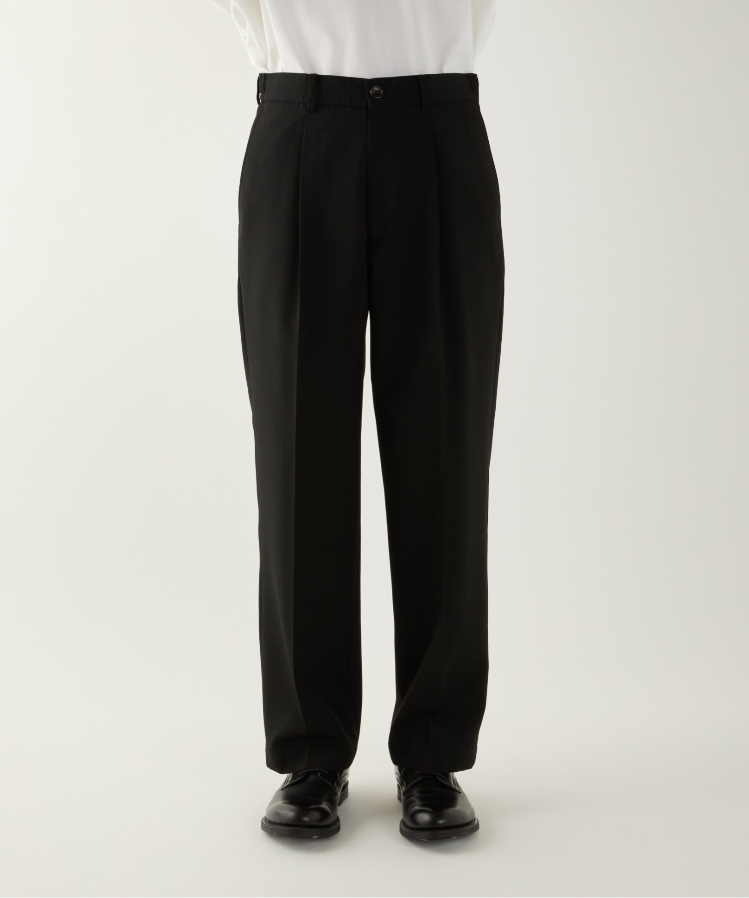 WIDE TAPERED EASY SLACKS N.HOOLYWOOD