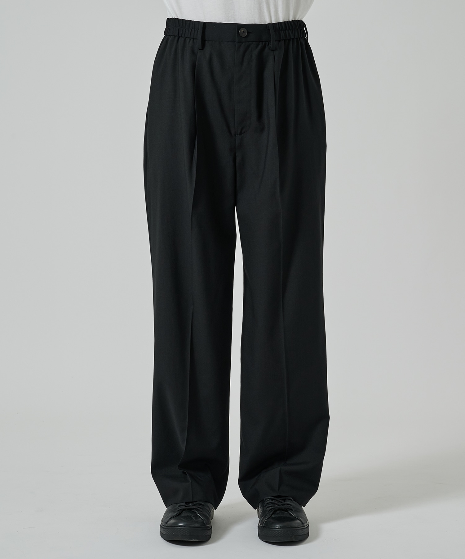 【涼しいウール】COOL WOOL WIDE SLACKS STUDIOUS