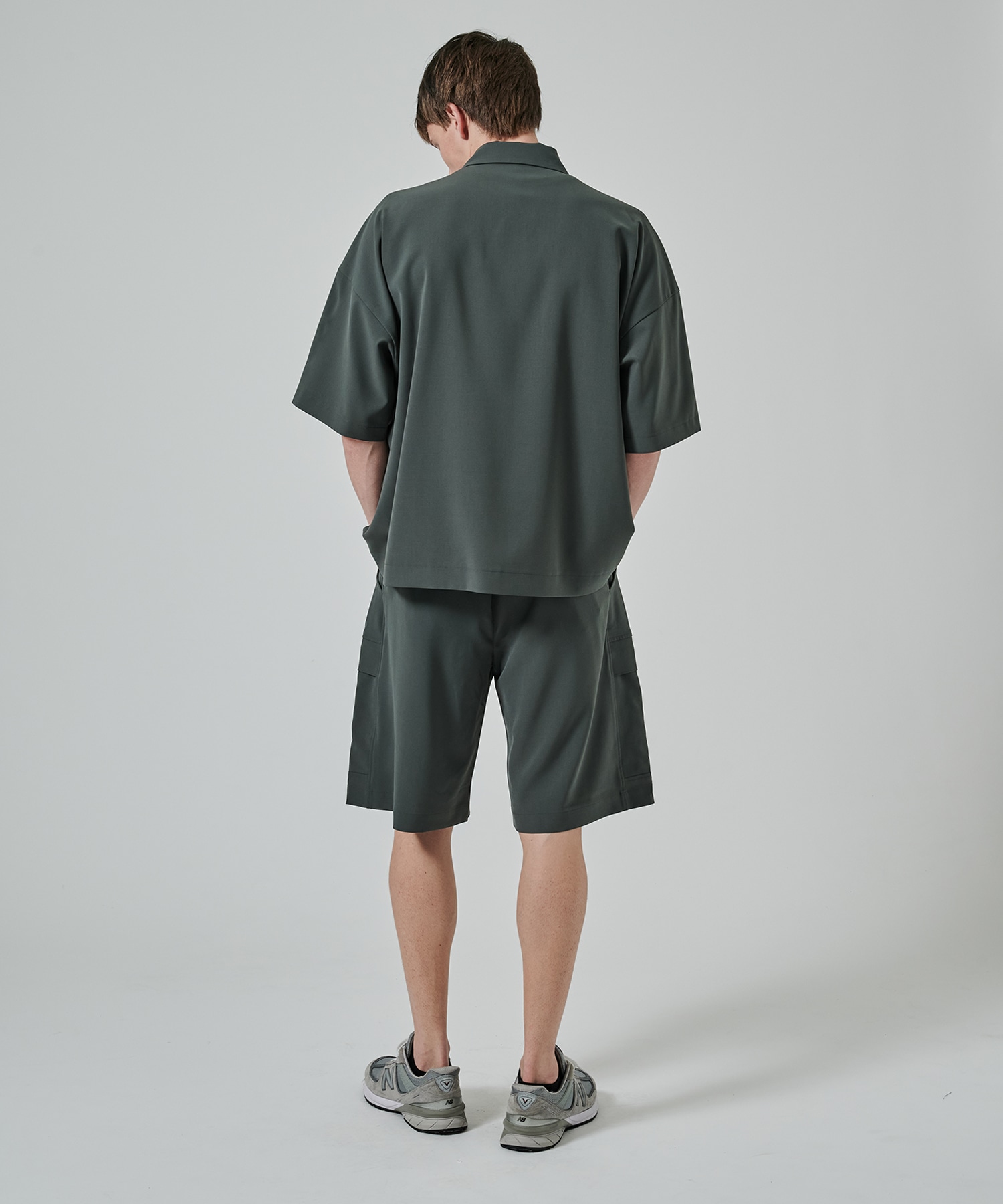 2251-SH58-003 ZIP UP HALF SLEEVE SHIRT N.HOOLYWOOD
