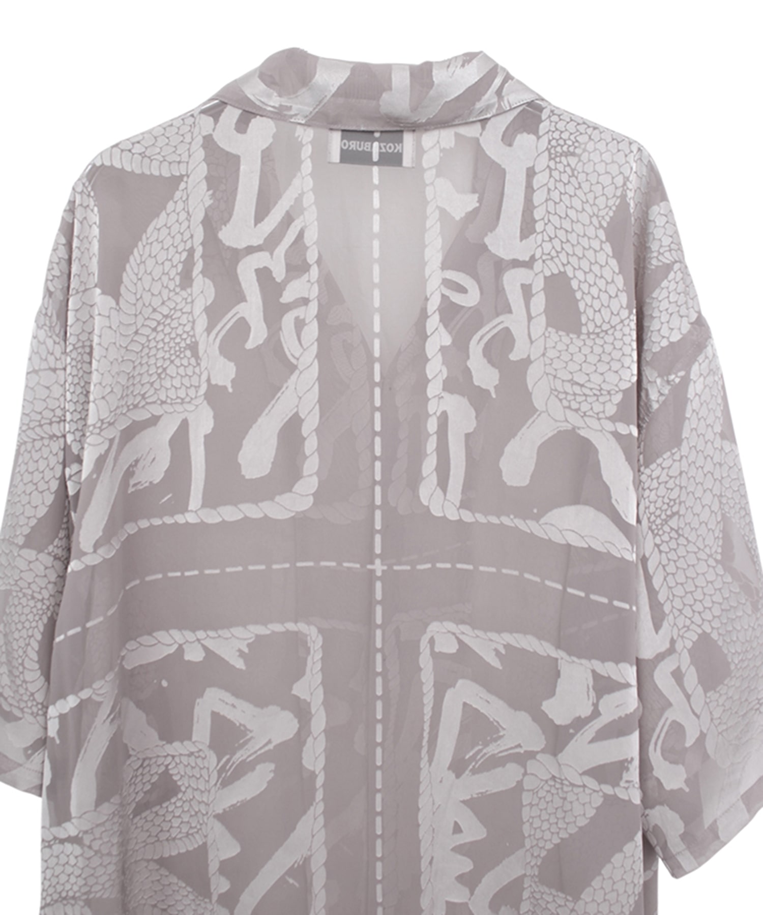 OPAL SHORT SLEEVE OVERSIZE CAMP COLLAR SHIRT KOZABURO
