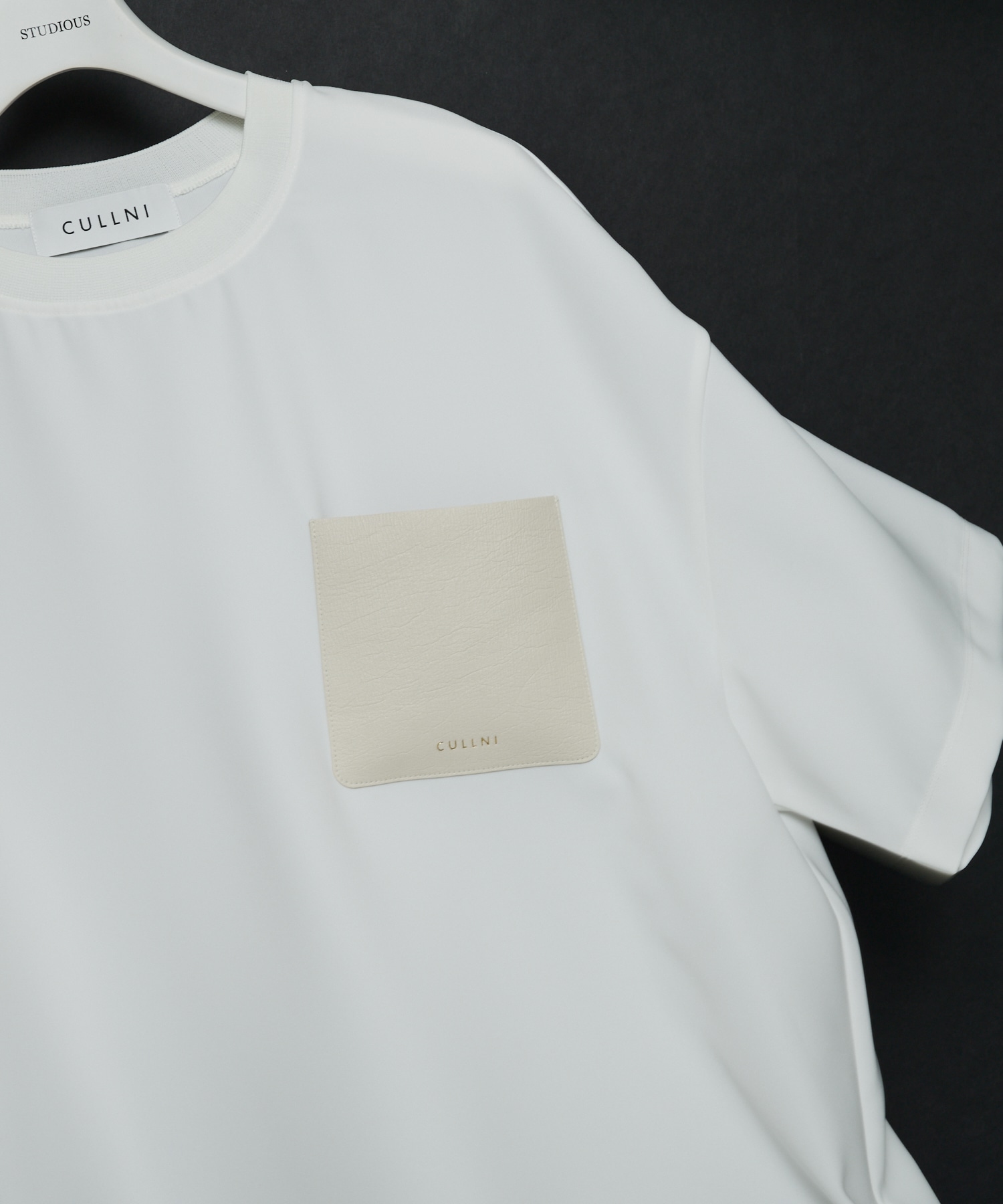 〈別注〉Sugoku Suzushii Leather Pocket S/S TEE CULLNI