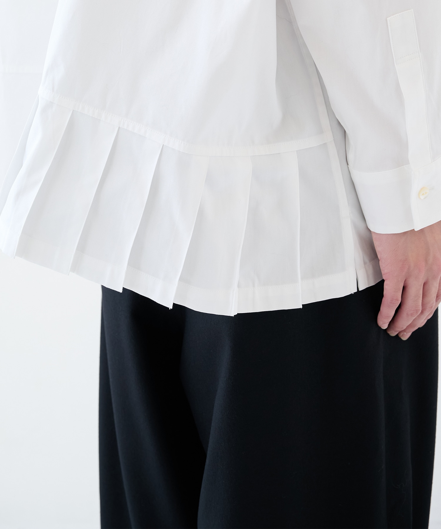 アシンメトリービッグシャツ SHAREEF