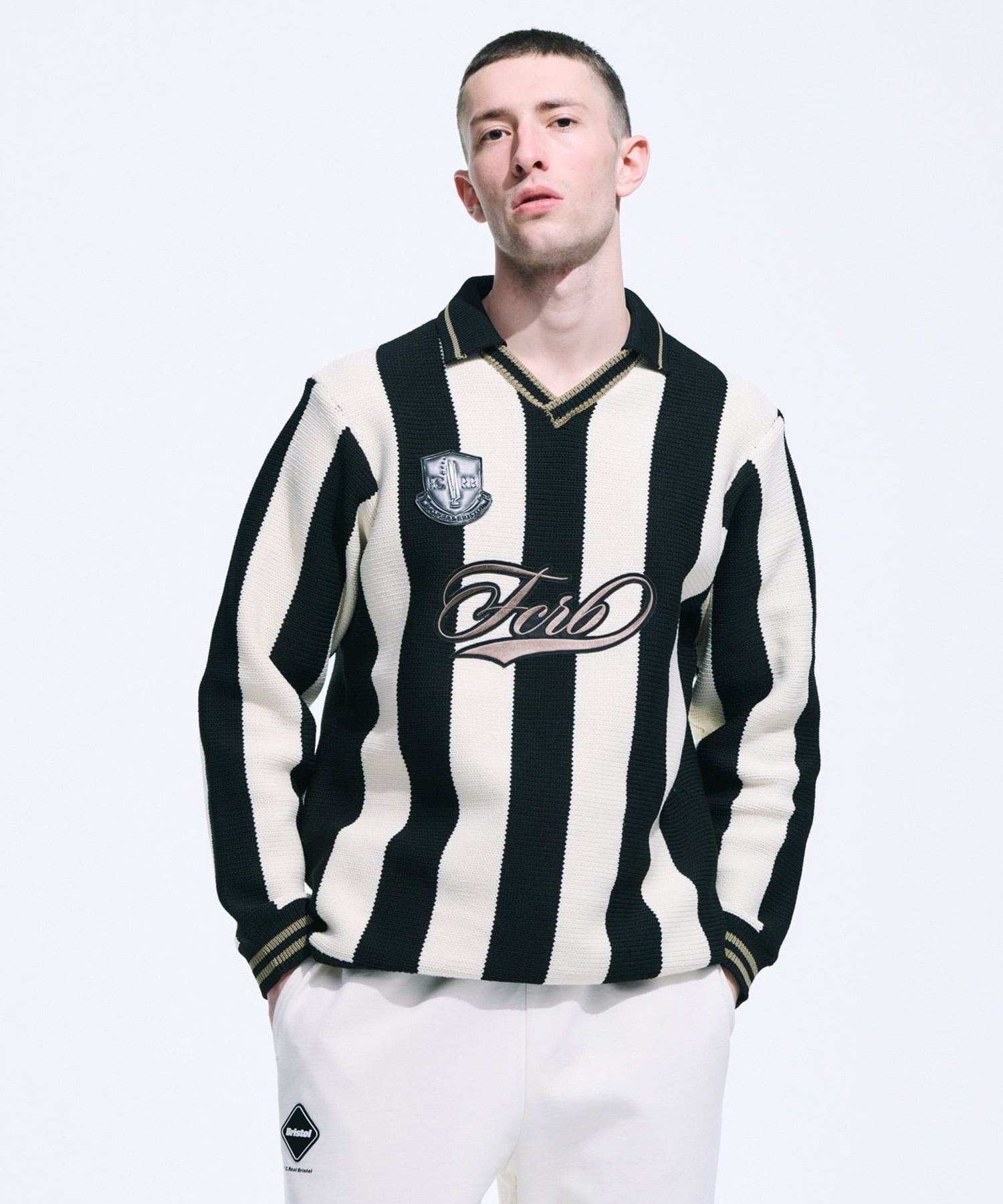 STRIPE KNIT SHIRT F.C.Real Bristol