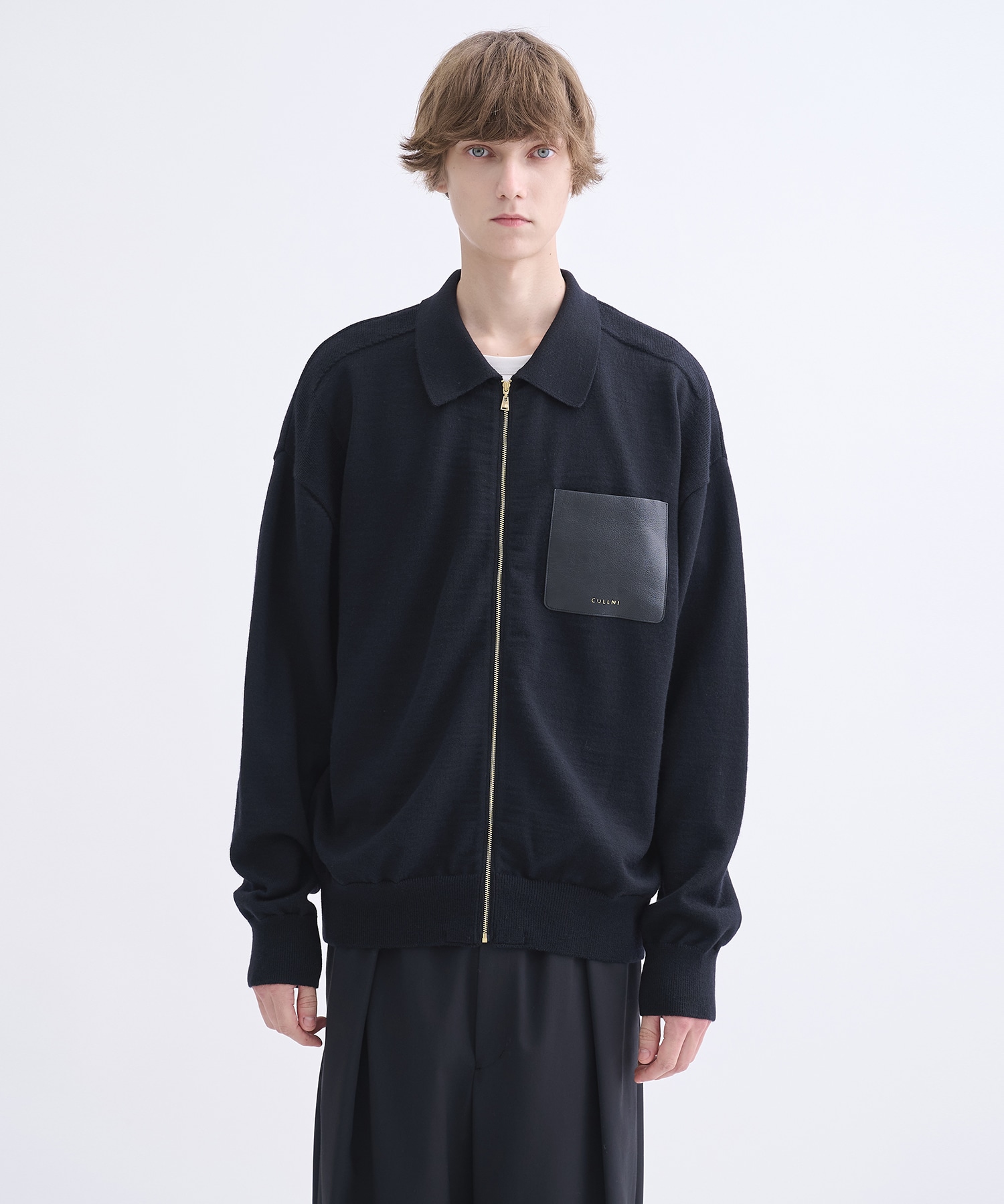 別注 Zip Knit Blouson CULLNI