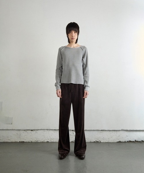 VELOUR 3D TWISTED LOUNGE PANTS NVRFRGT