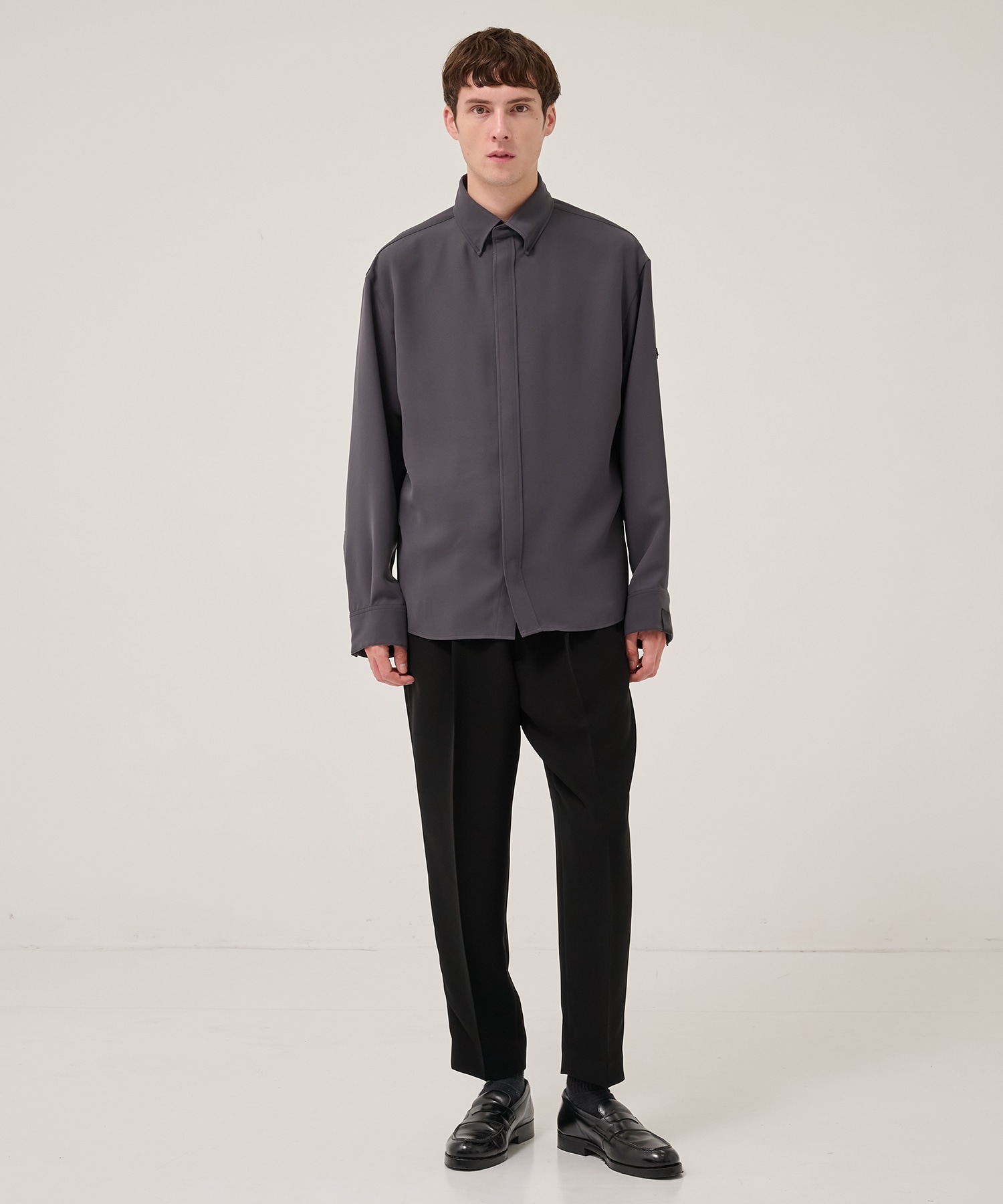 2252-PT06-095 1TUCK PANTS N.HOOLYWOOD