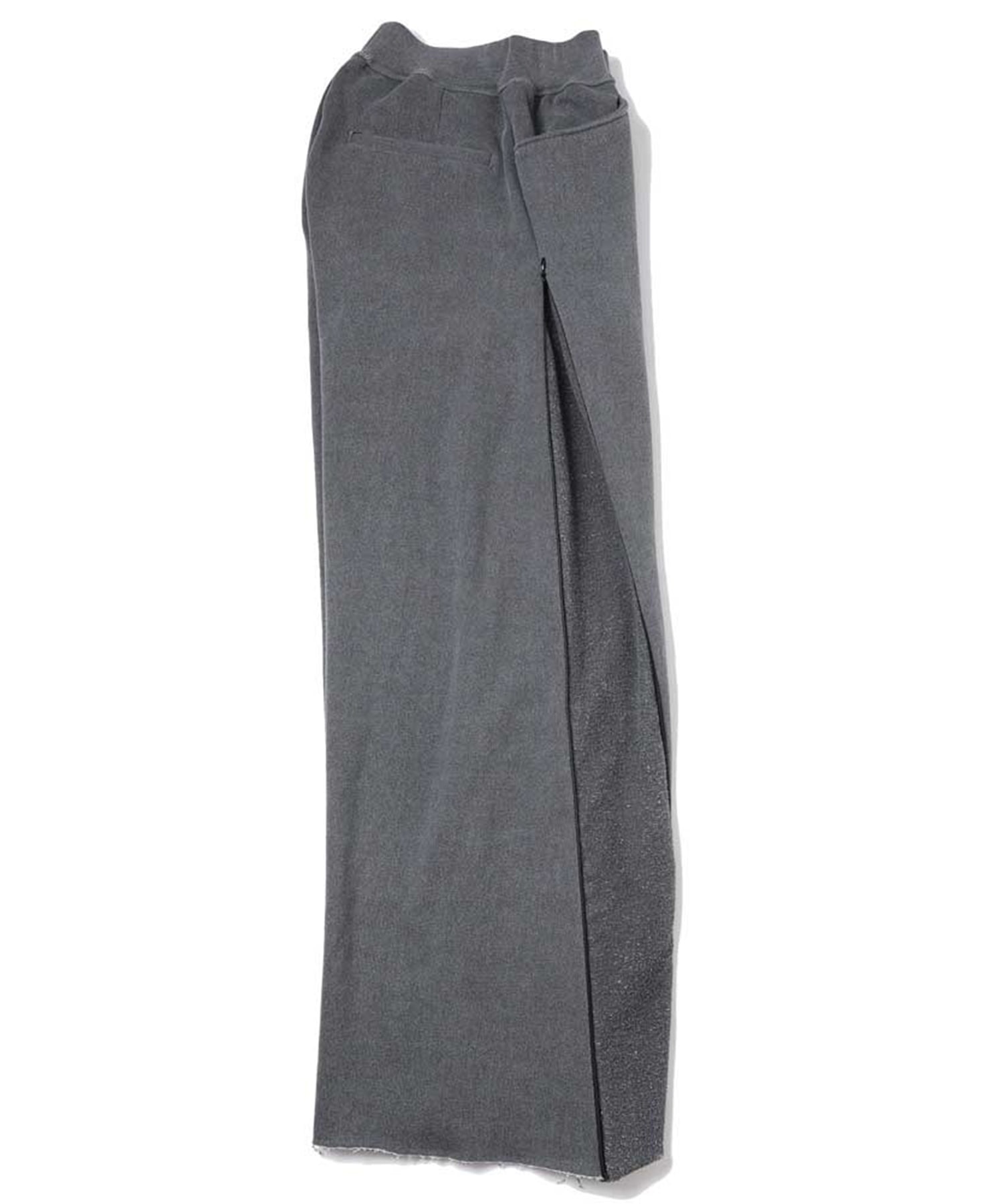 NEW RIB BAGGY PANTS- Pigment Print French Terry saby