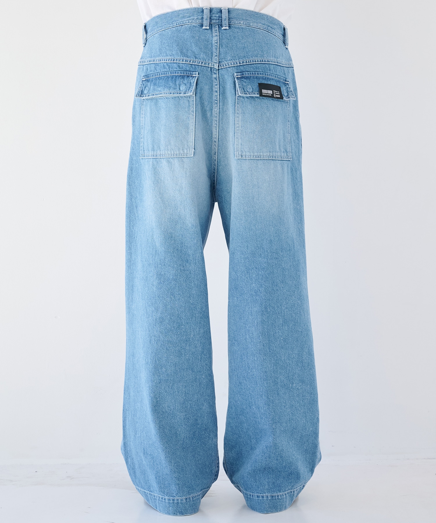 WIDE 3D DENIM SHAREEF