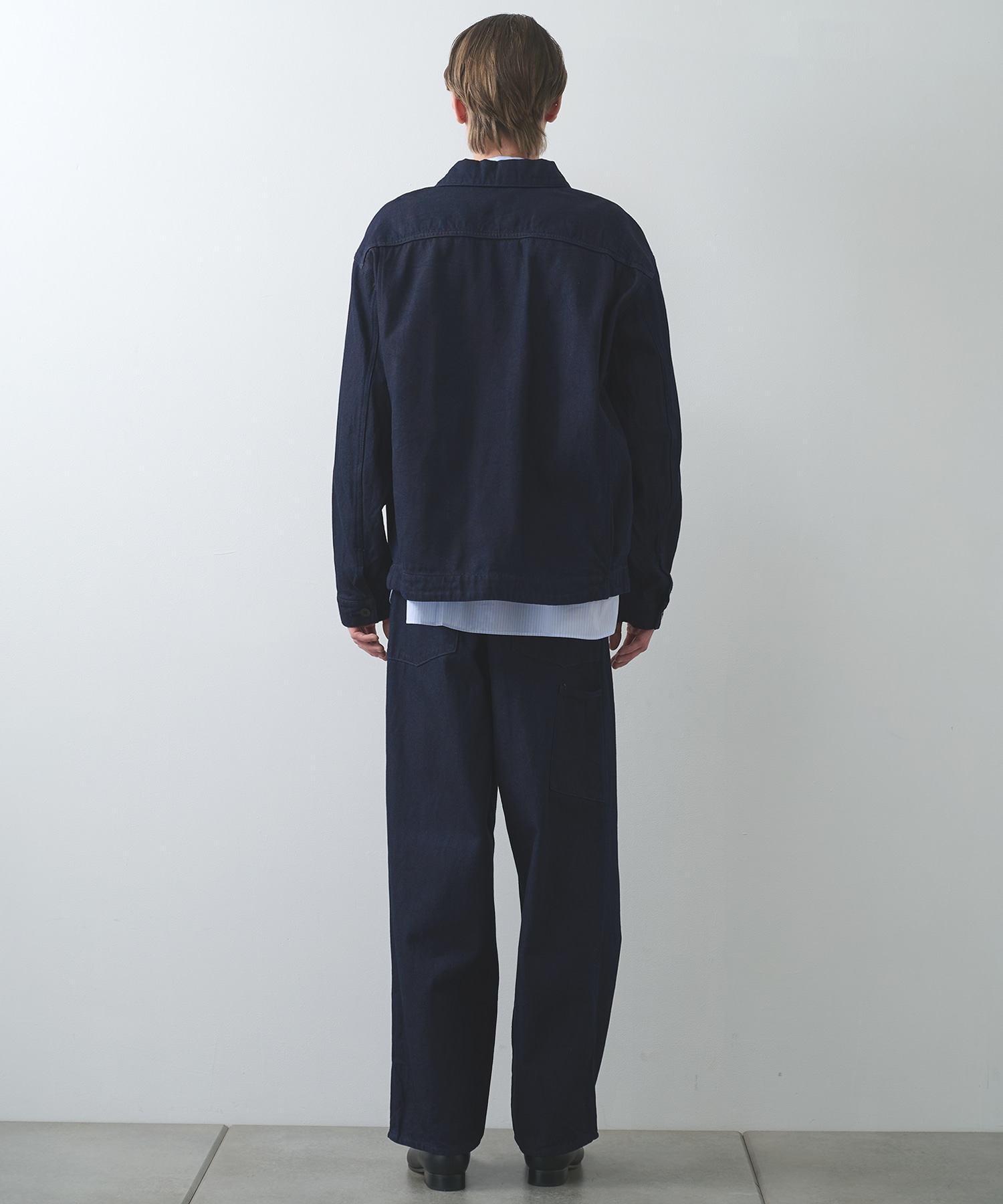 12oz denim 1 tuck pants STILL BY HAND