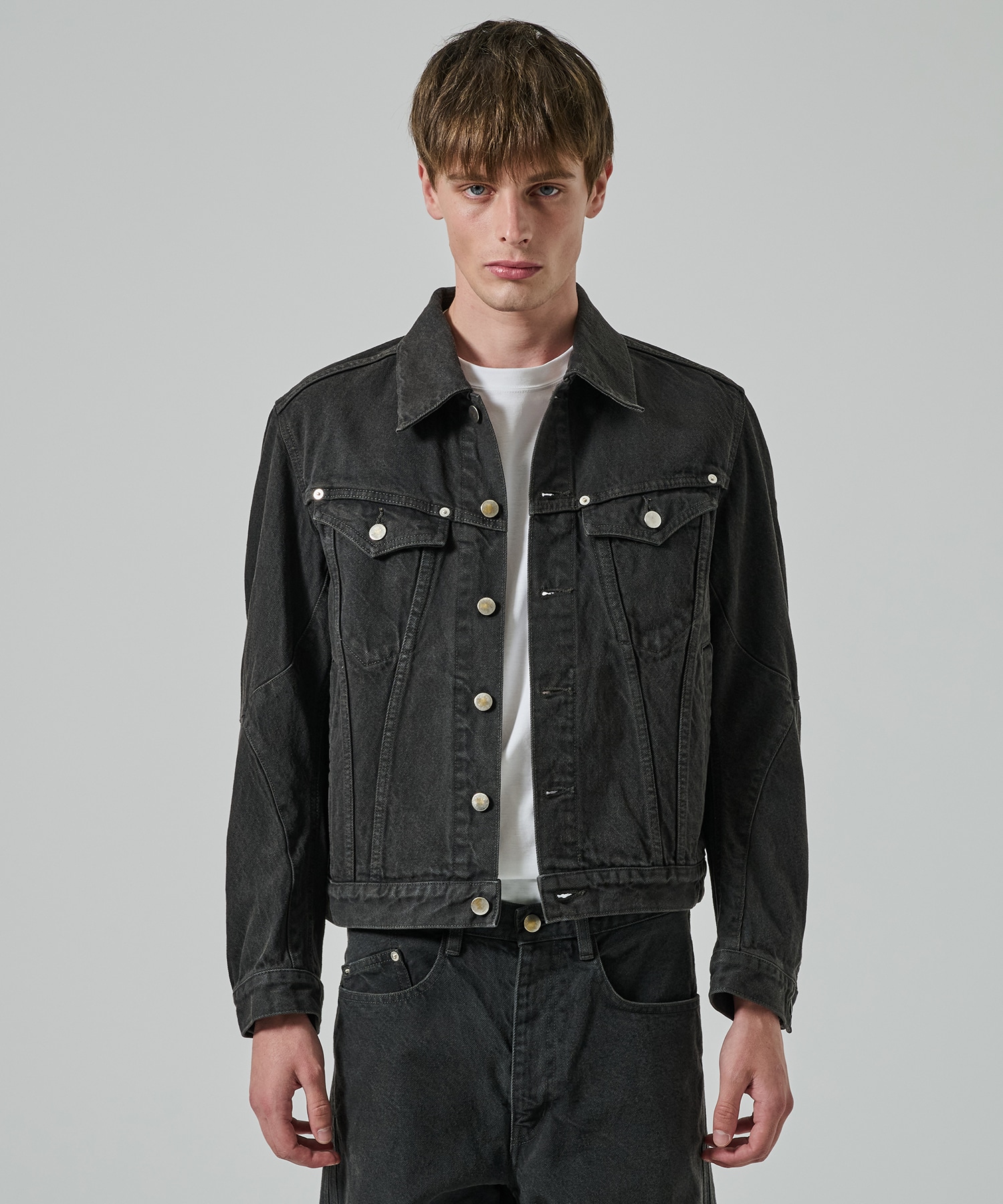 3D TRUCKER JACKET NVRFRGT