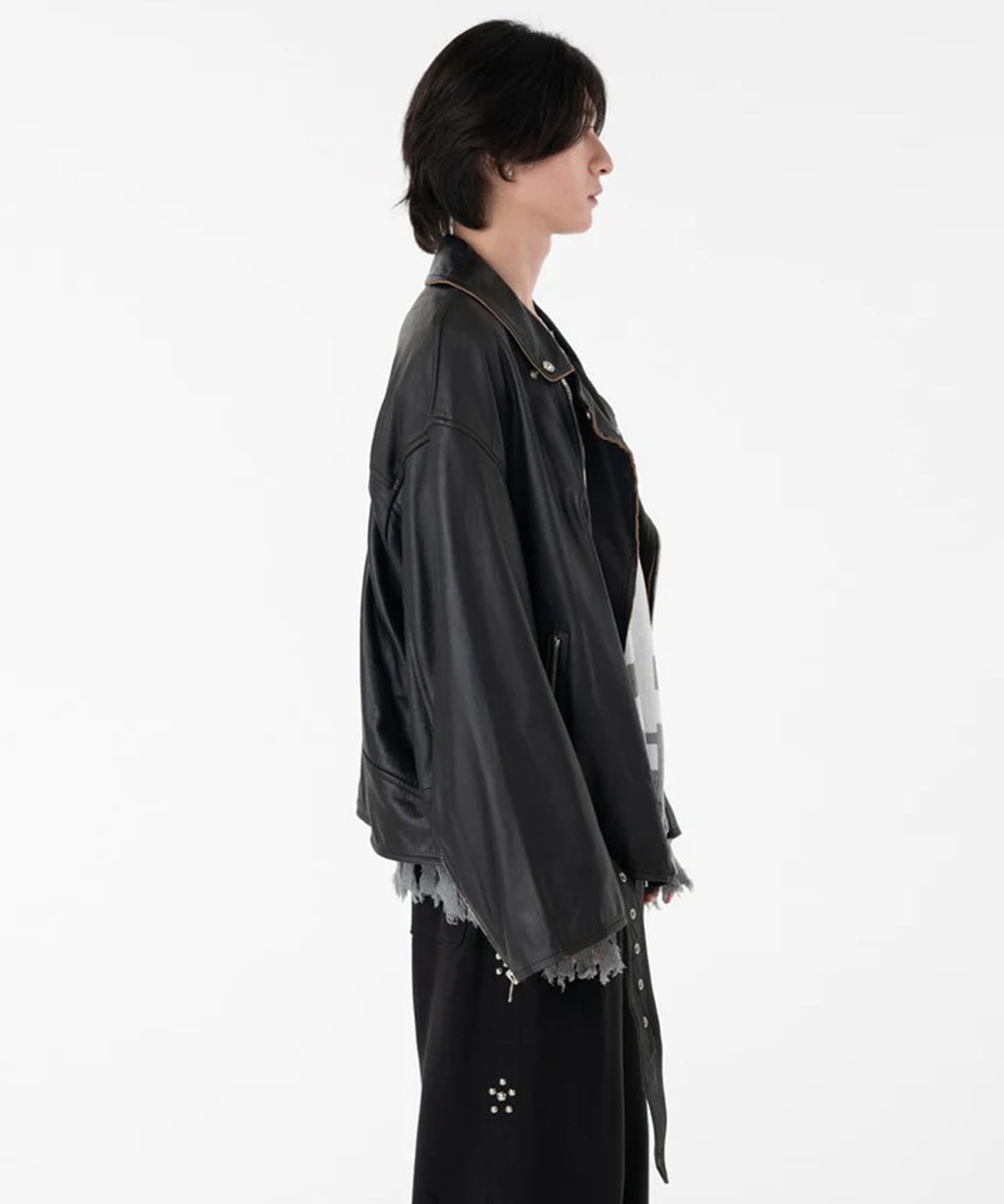 LEATHER W RIDERS BLOUSON DISCOVERED