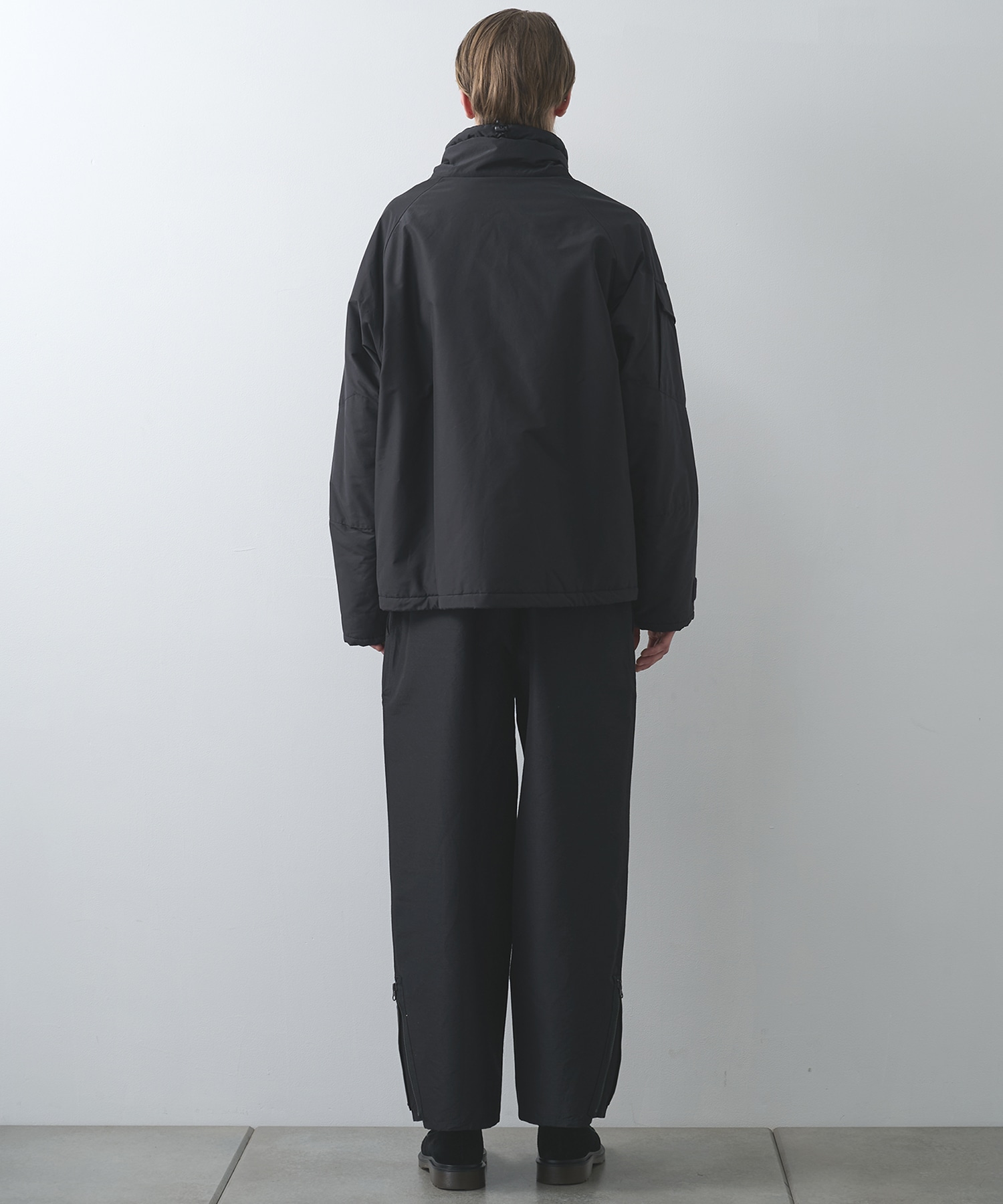 オーガニックコットンブラタクシルク高密度タイプライター / パフドECWCSジャケット MARKAWARE/marka