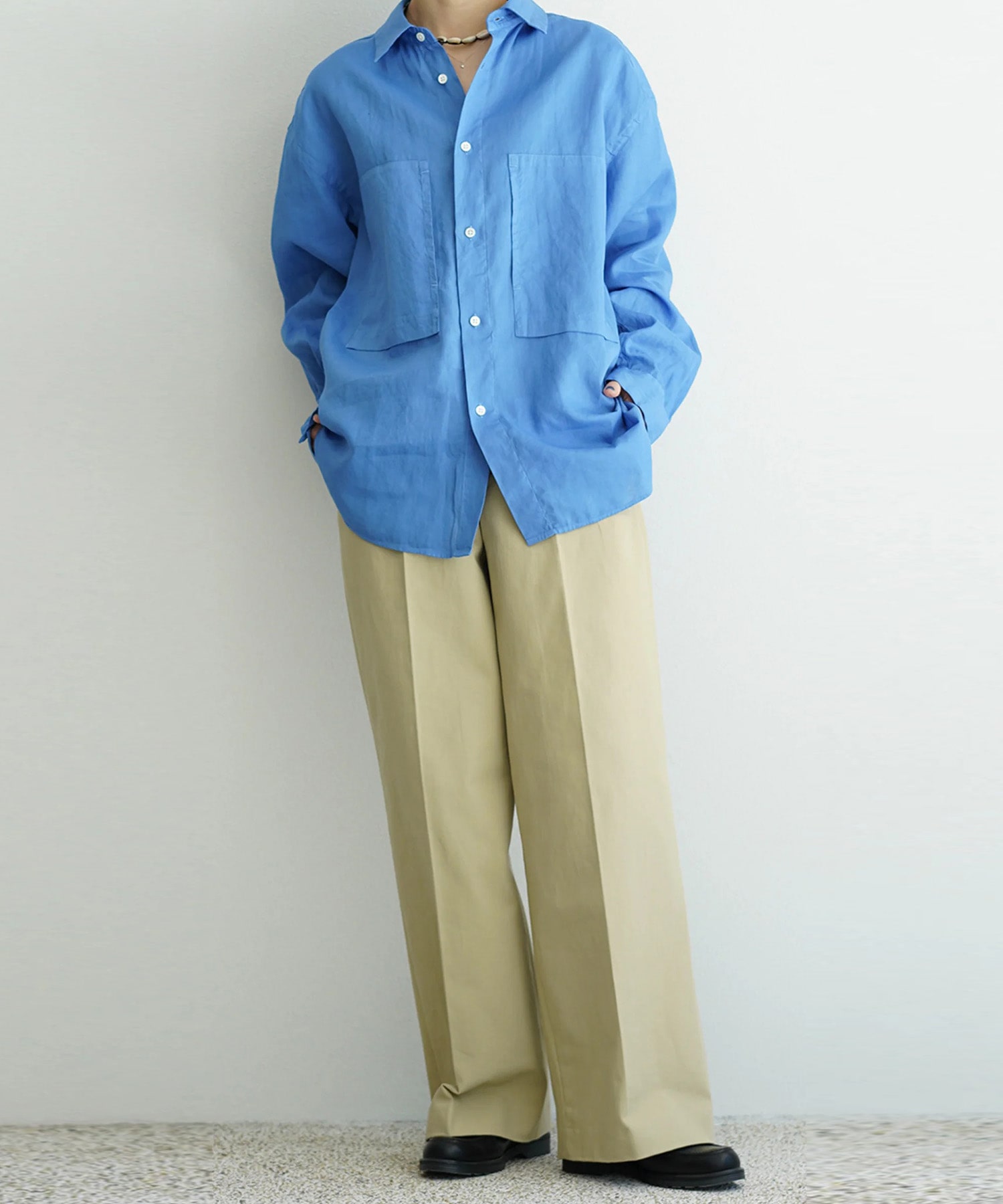 Garment-dye over shirt STILL BY HAND