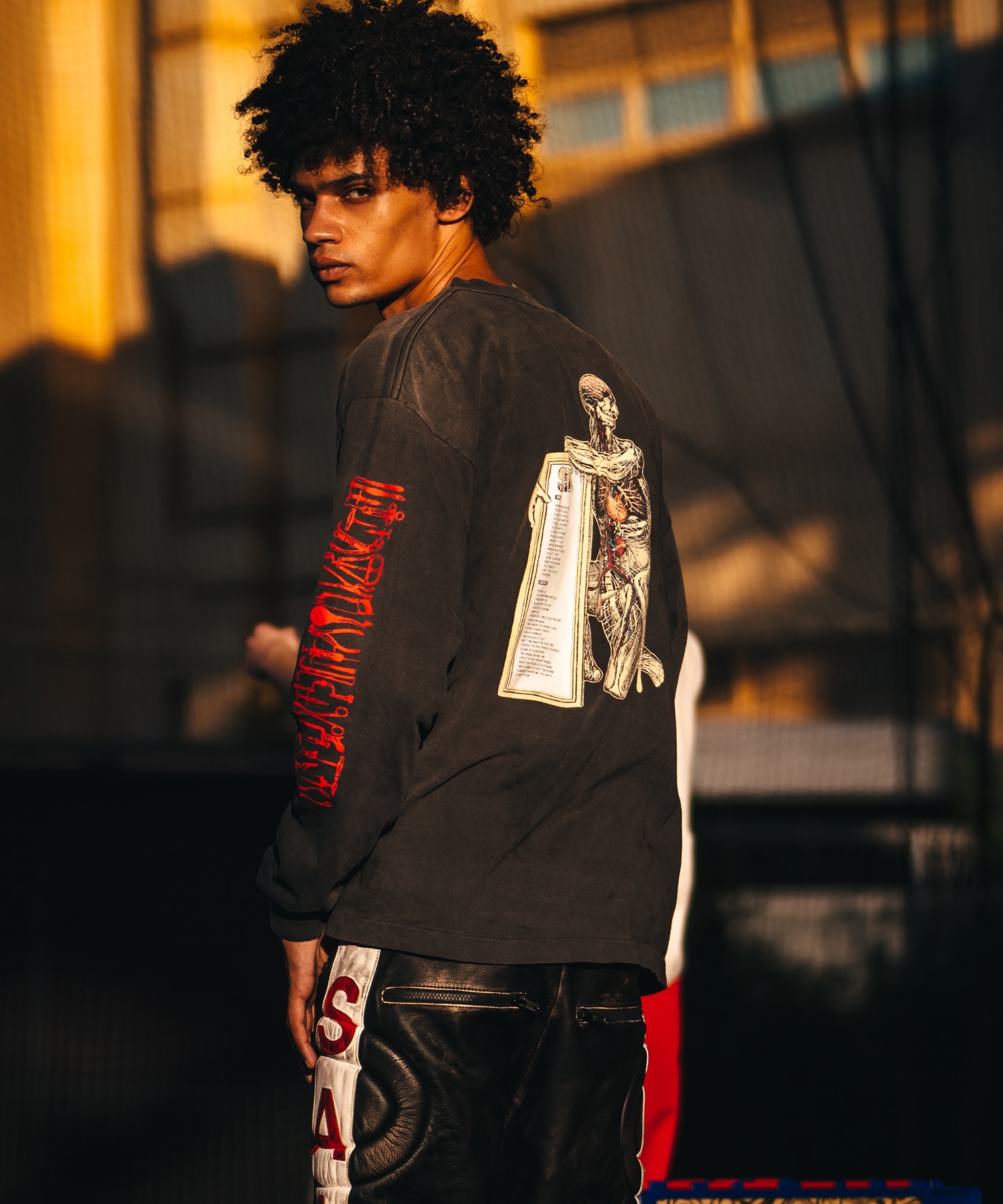 SM-MK8-0000-026/LS T-SHIRT/HEAD/BLACK SAINT M××××××