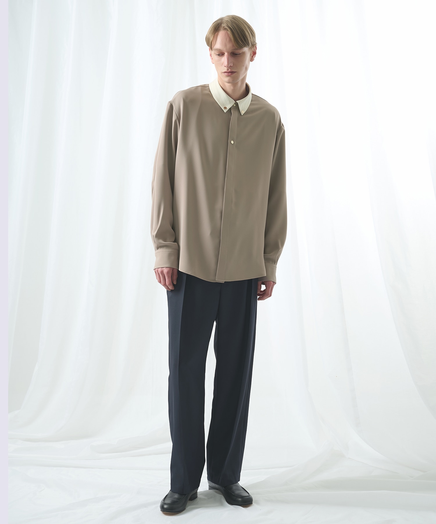 別注 Gabardine Pin Tuck Pant CULLNI