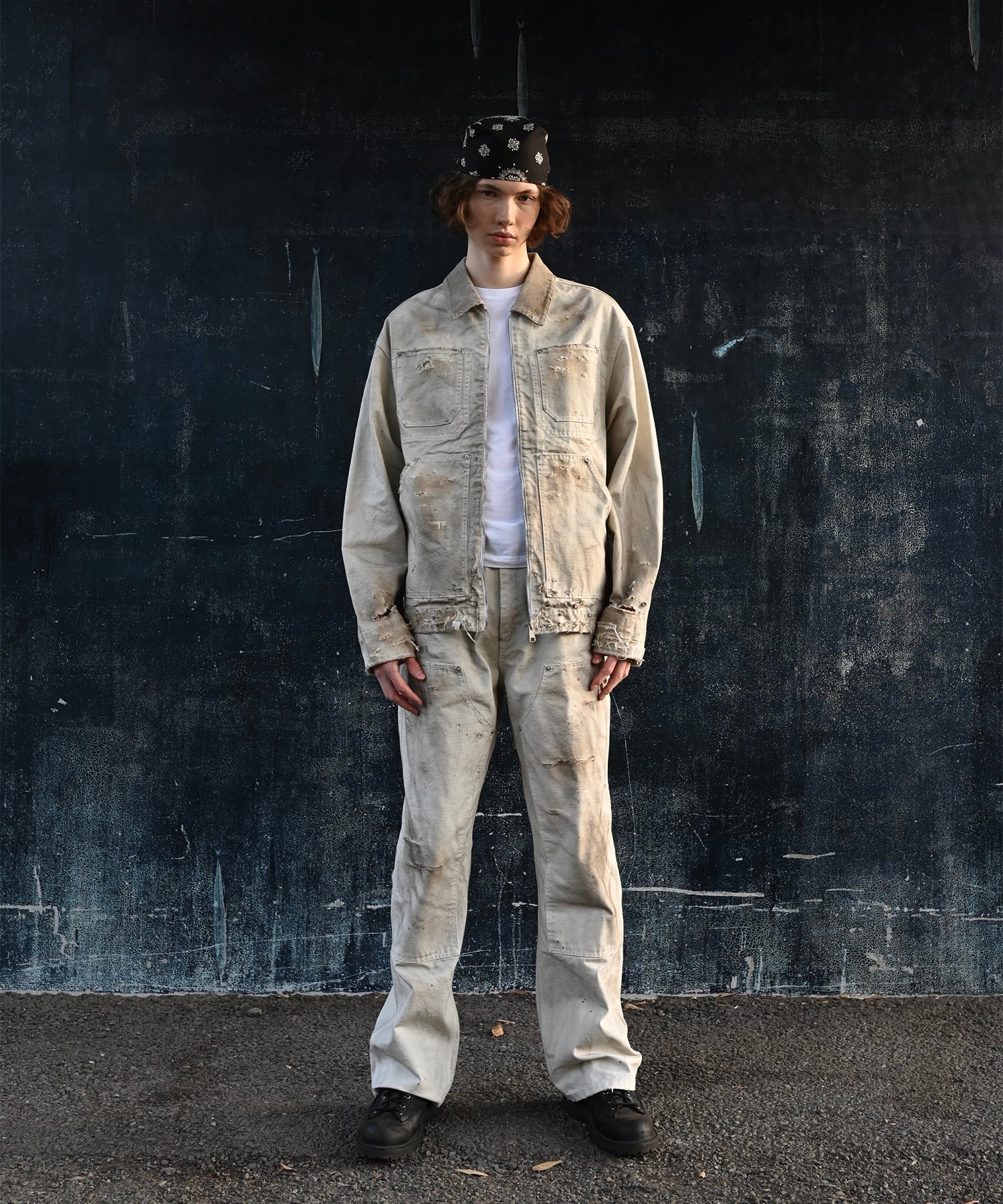 Damaged Work Pants MIYAGIHIDETAKA