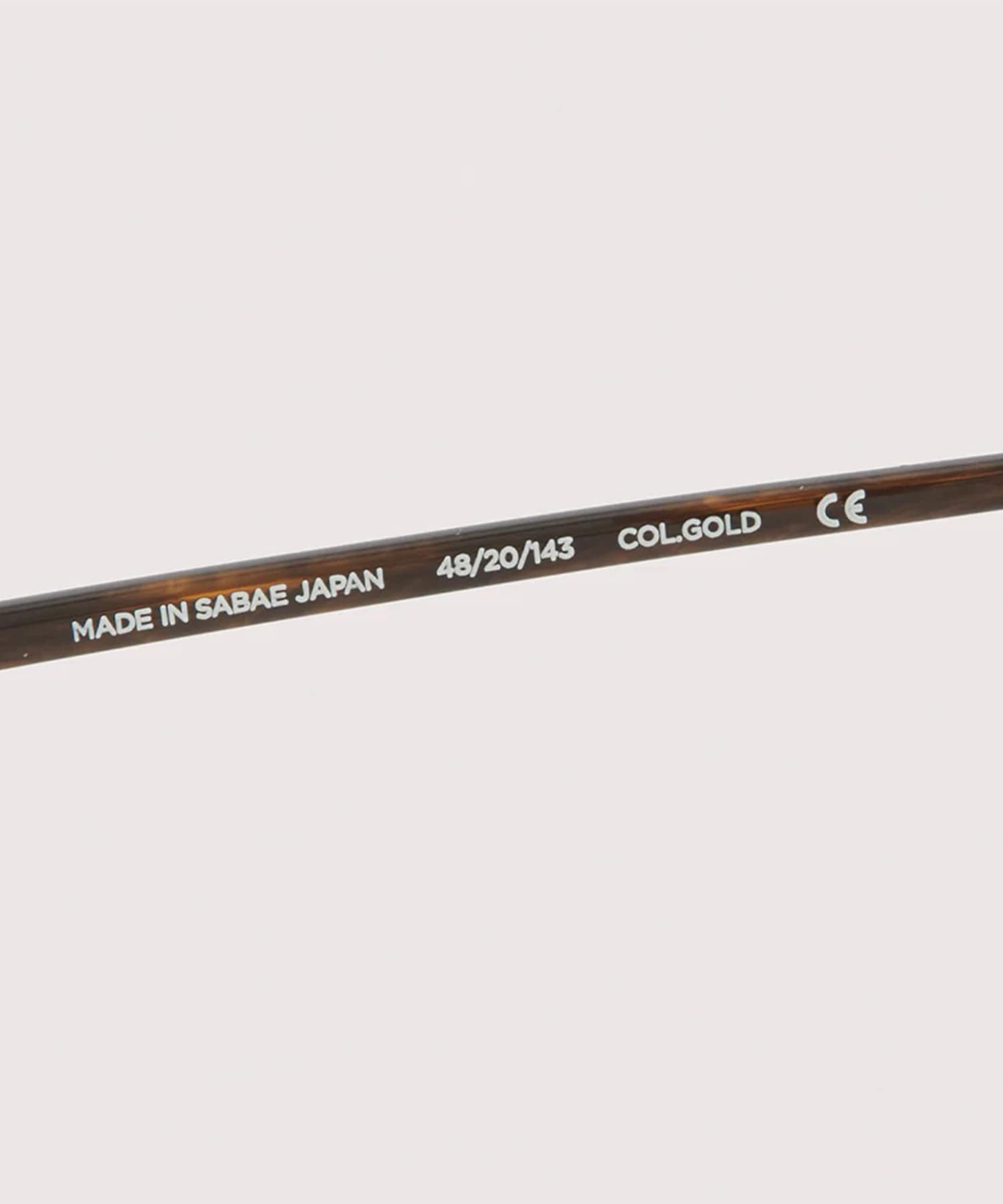 KYOKUSUI #4 CHAMPAGNE GOLD × DARK GREY NOCHINO OPTICAL