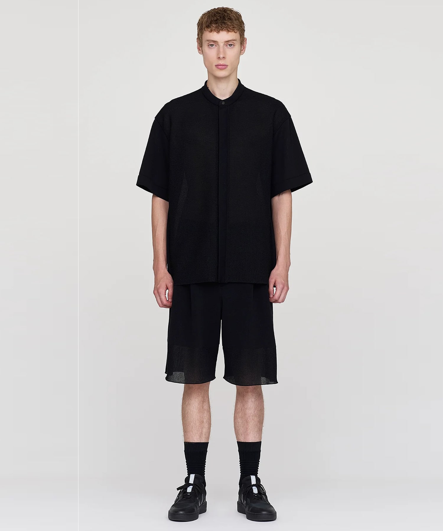 WAFFLE LUCENT SHORT SLEEVE SHIRT CFCL