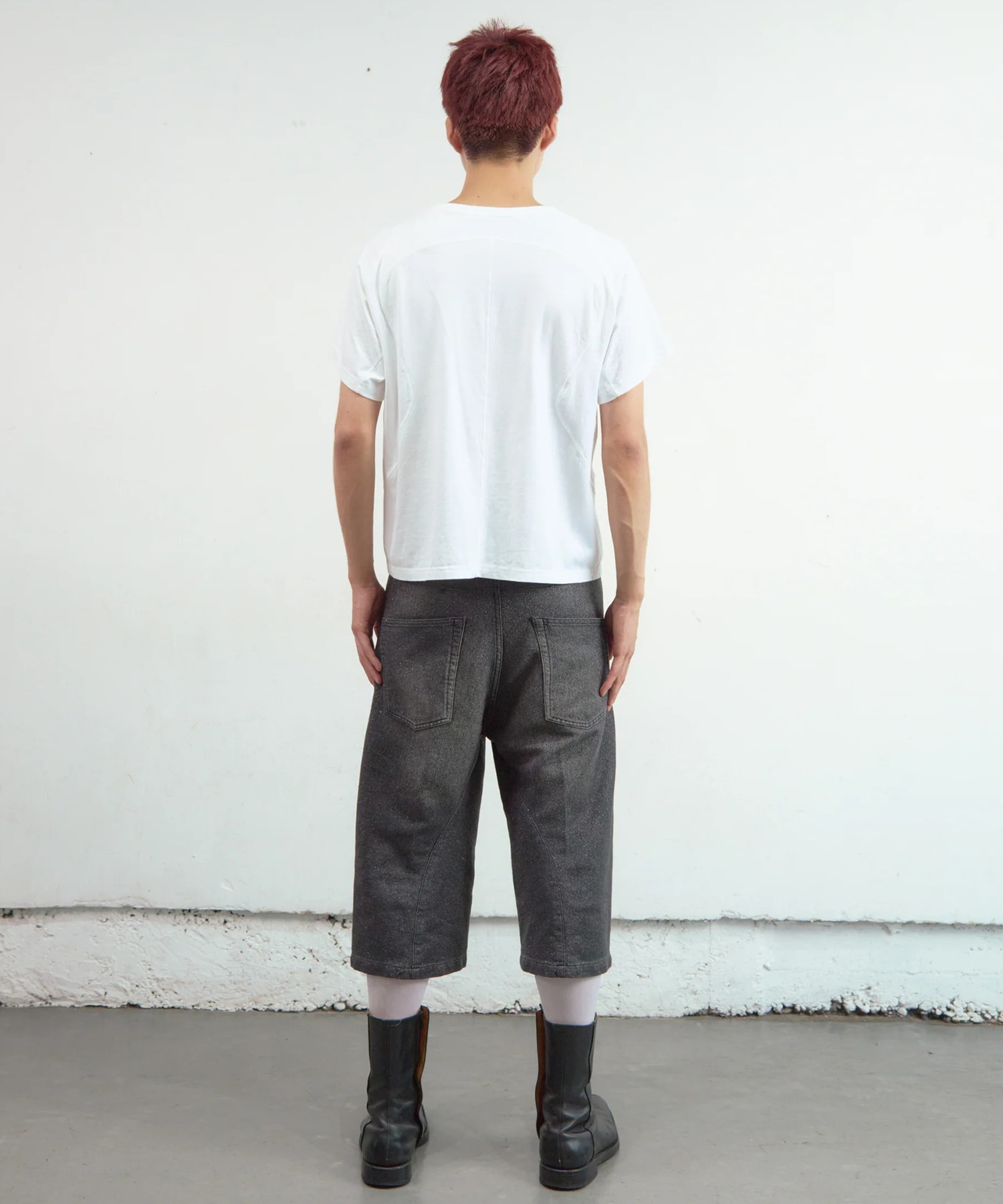 PANELLED HALF SLEEVE T-SHIRT NVRFRGT