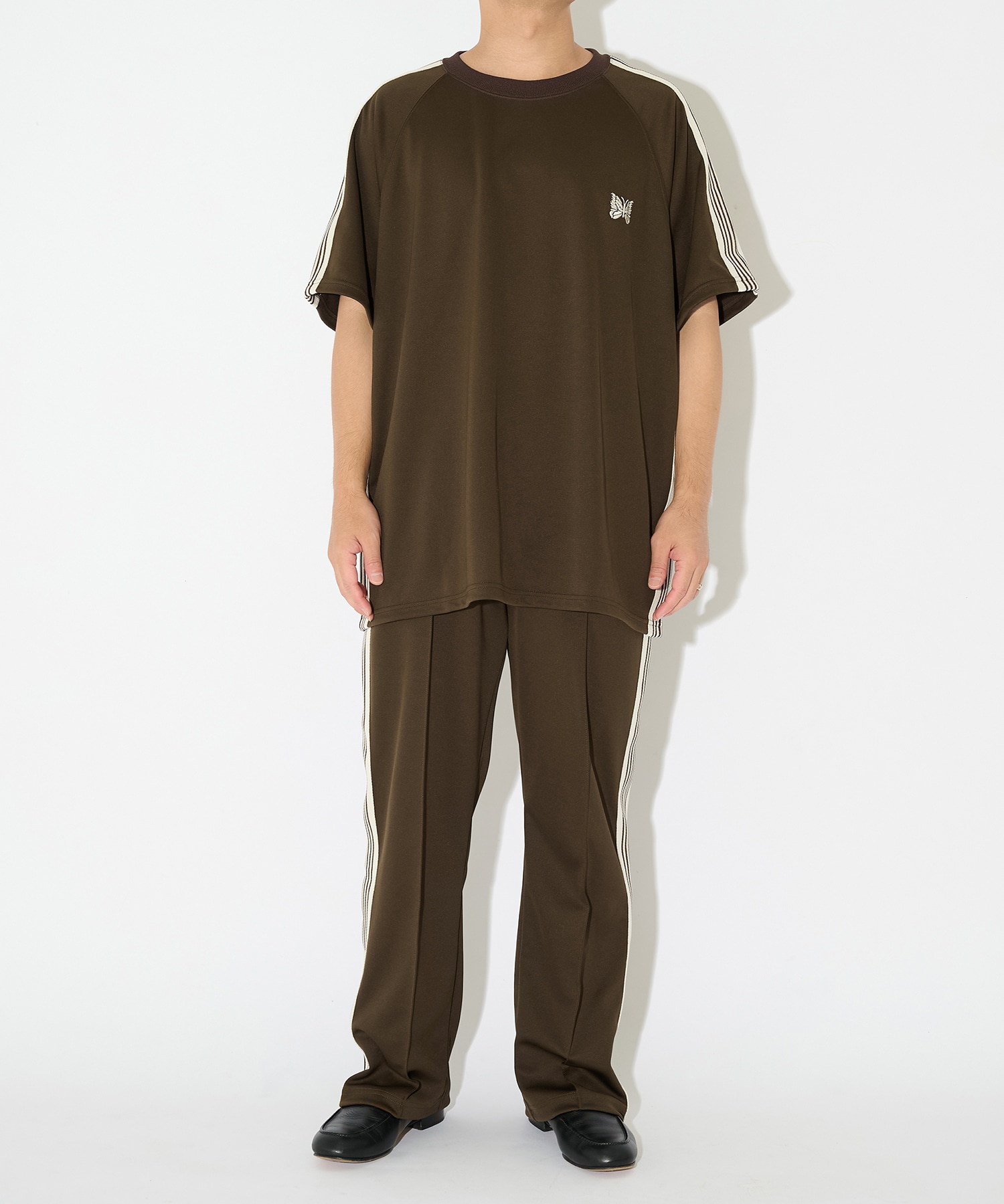 別注 Track S/S Crew Neck Shirt - COOL NEEDLES
