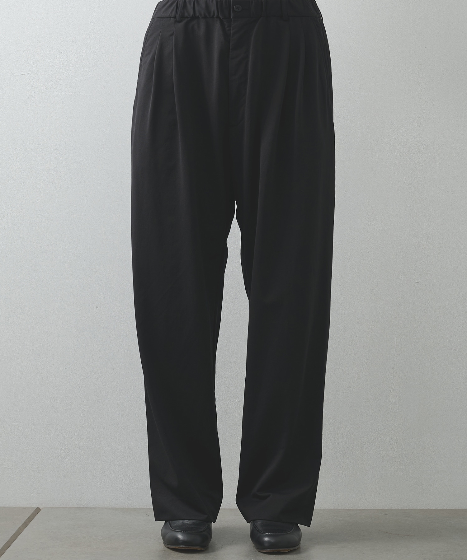 36G Nylon Tuck Easy Pants KANEMASA PHIL.