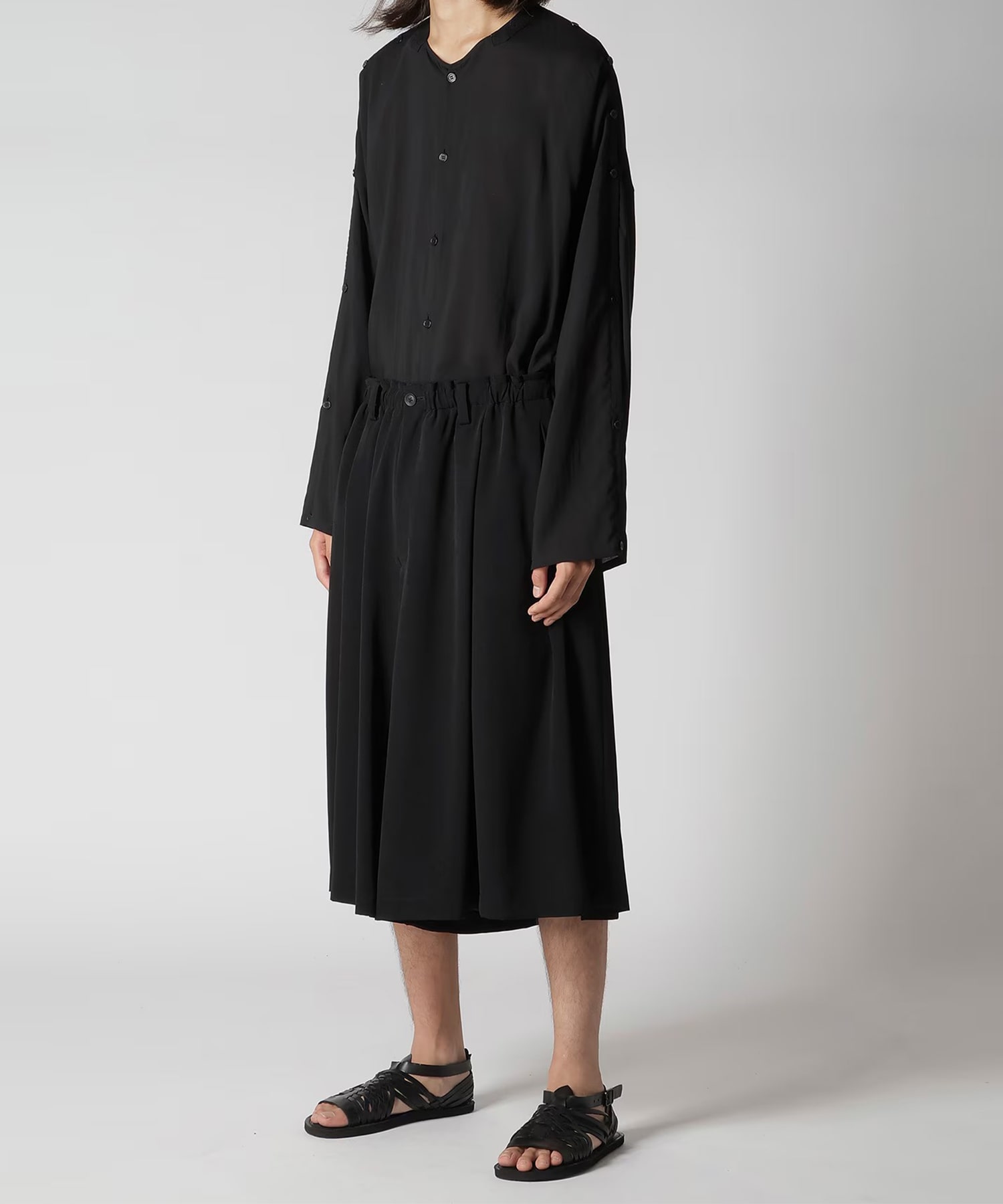 HK-P13-500 8 TUCKS SHORTS Yohji Yamamoto