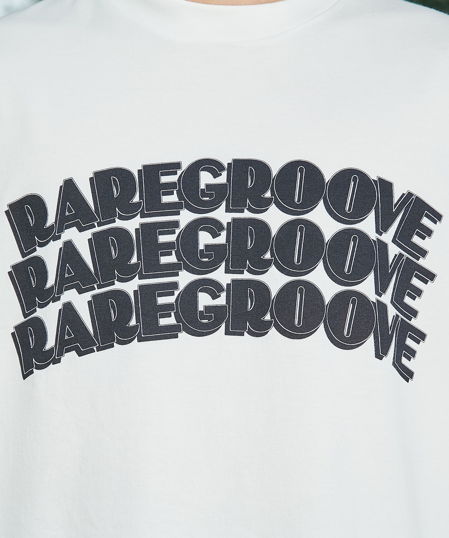 RAREGROOVE Print Tee WIDE blurhms