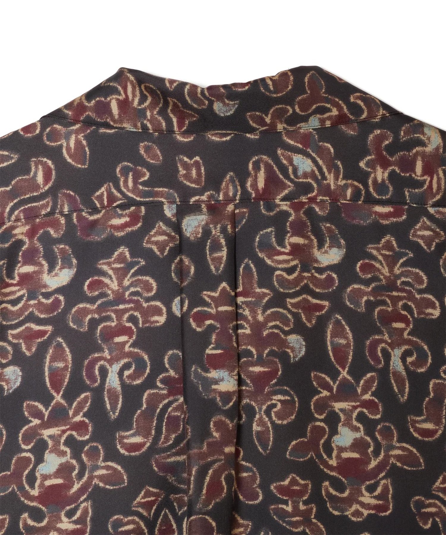 SILK OPEN COLLER SHIRT SUGARHILL