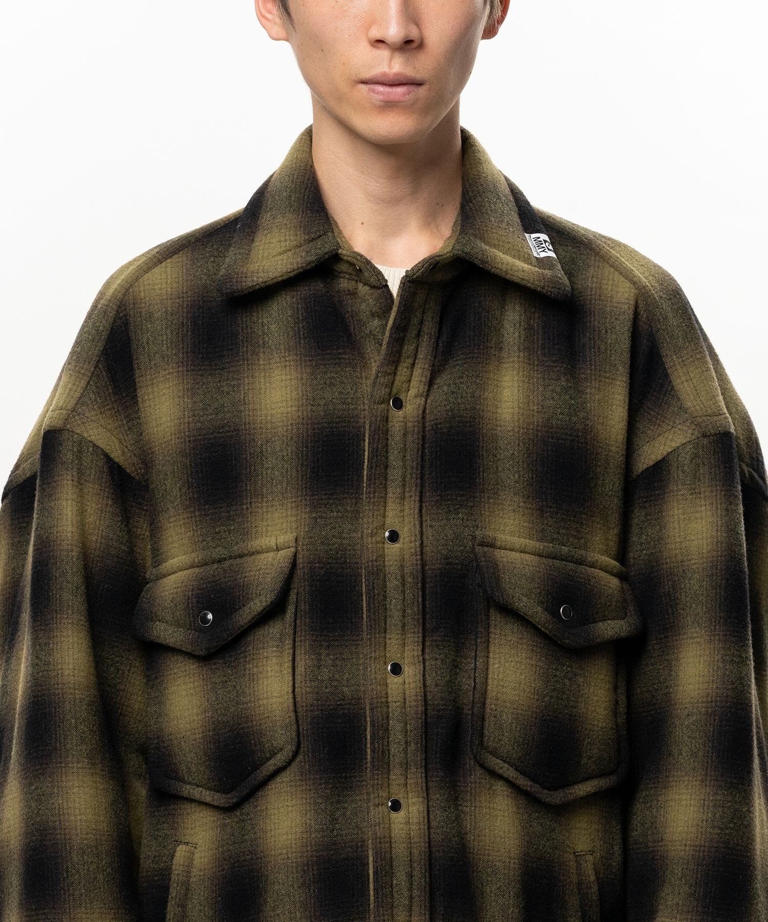 PUFFER CHECK SHIRTS Maison MIHARA YASUHIRO