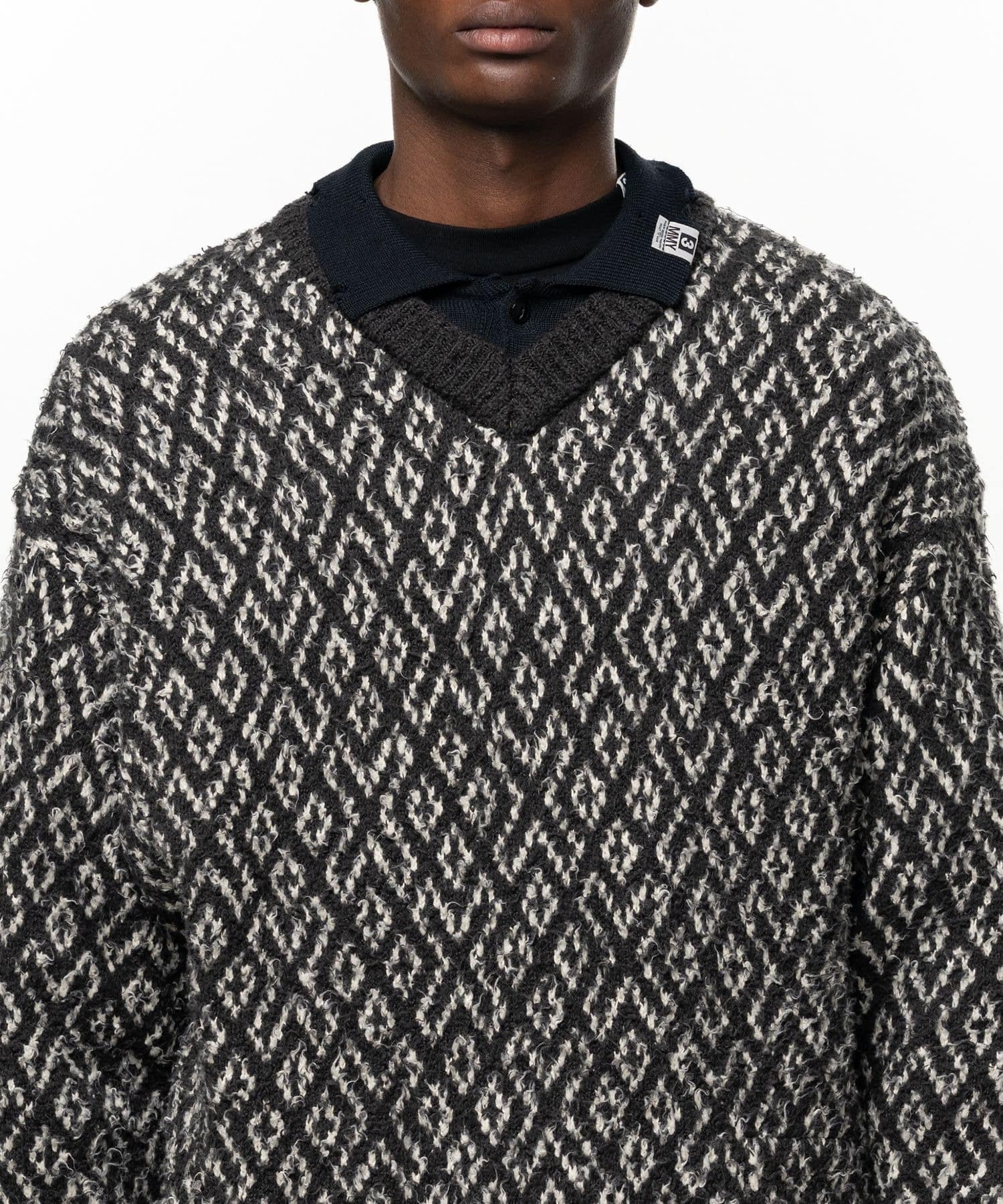 LAYERED KNIT PULLOVER Maison MIHARA YASUHIRO