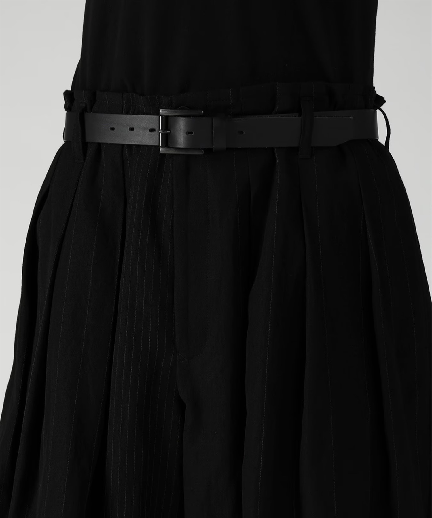 HEM TAB WIDE TUCK PANTS Yohji Yamamoto