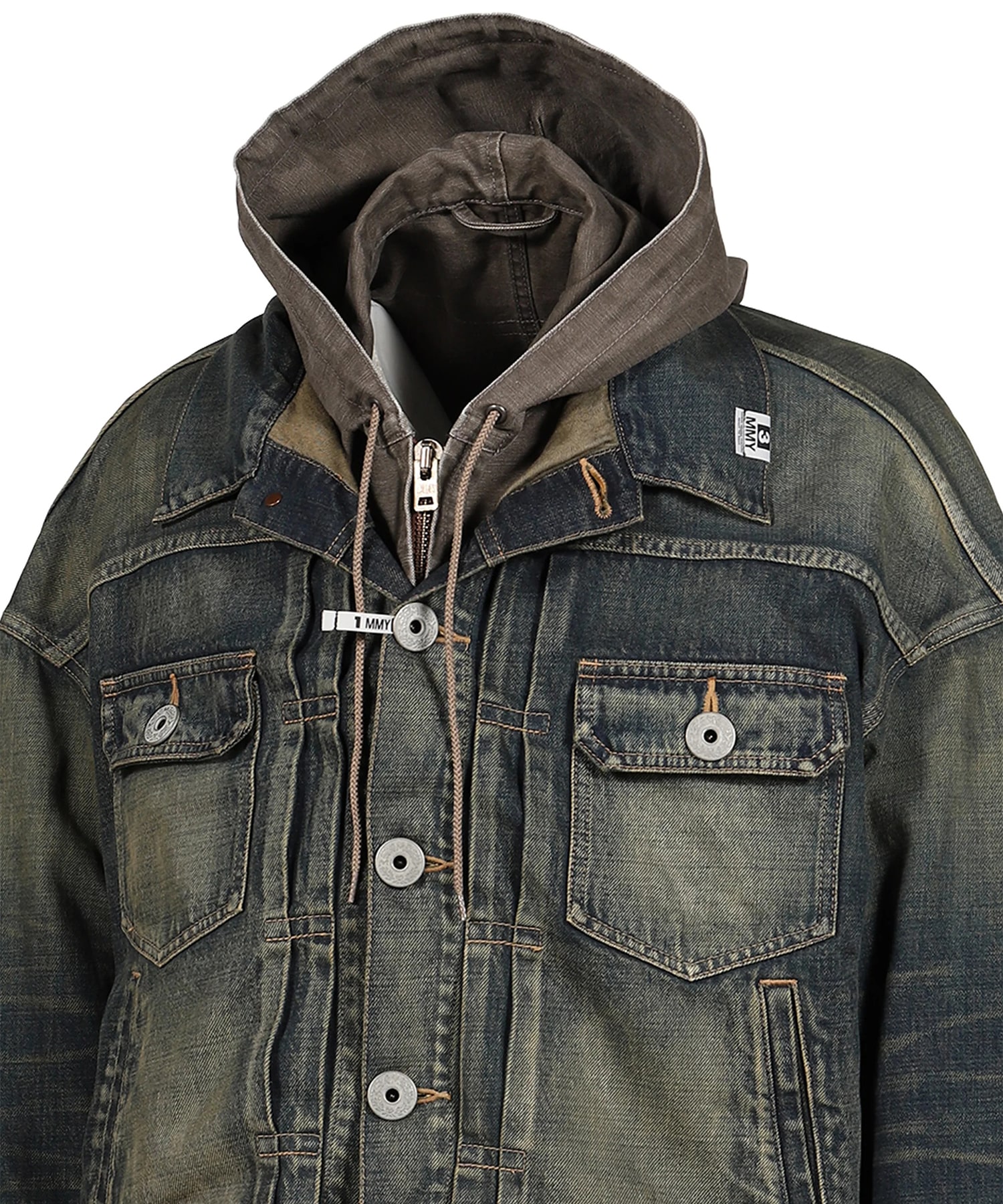 LAYERED DENIM JACKET Maison MIHARA YASUHIRO