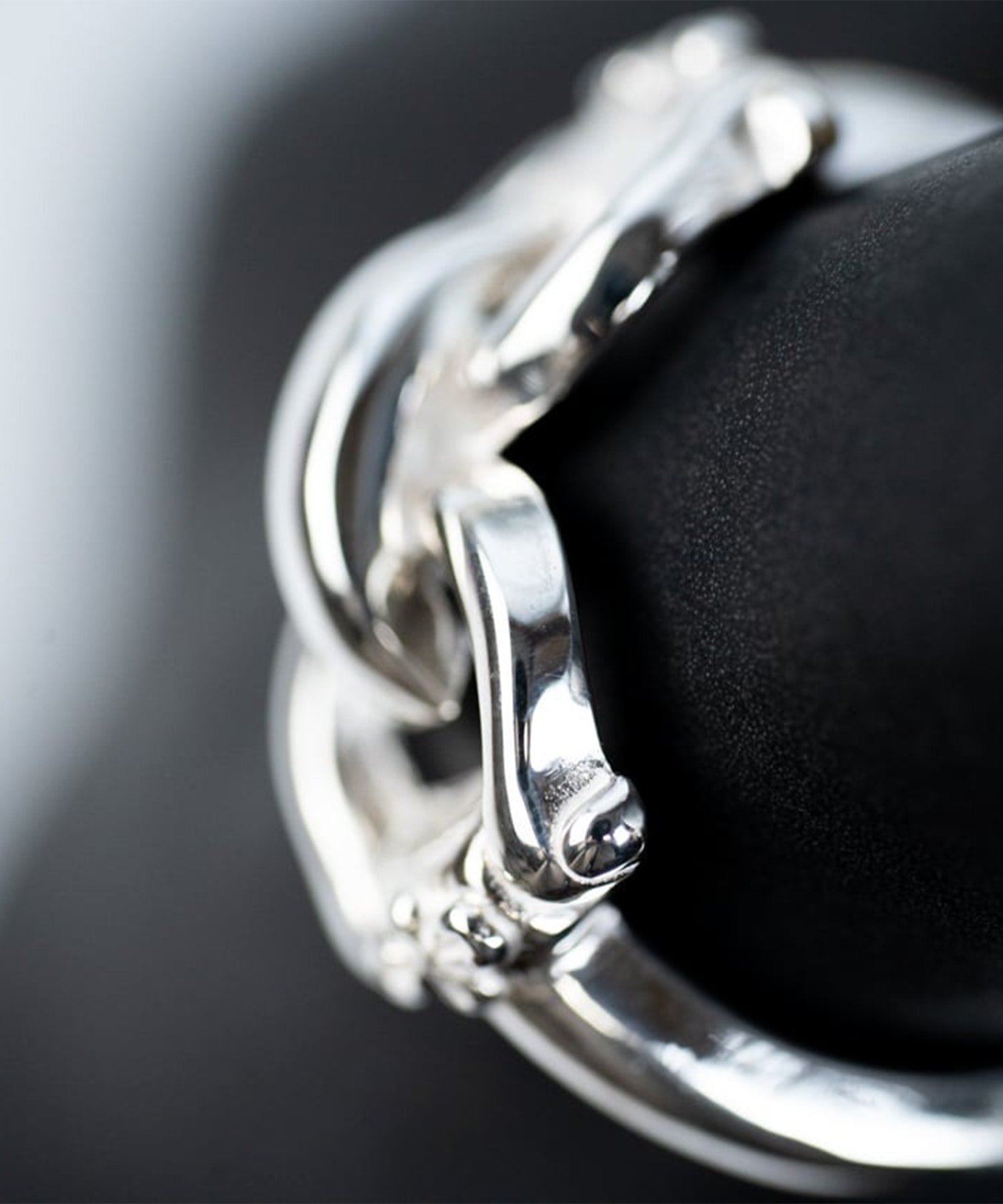 R-086 Horse bit ring WAKAN SILVER SMITH