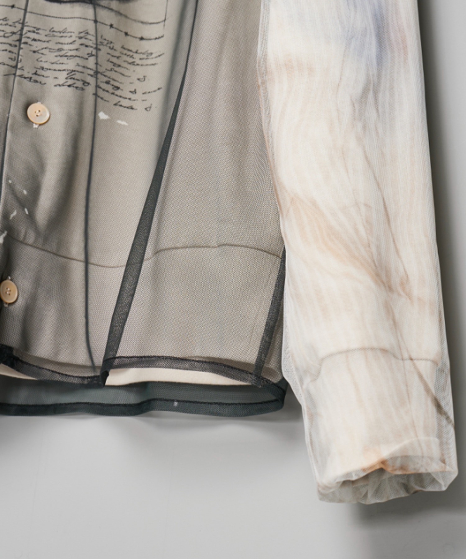 ANGEL DIAGRAM LAYERED CARDIGAN MASU